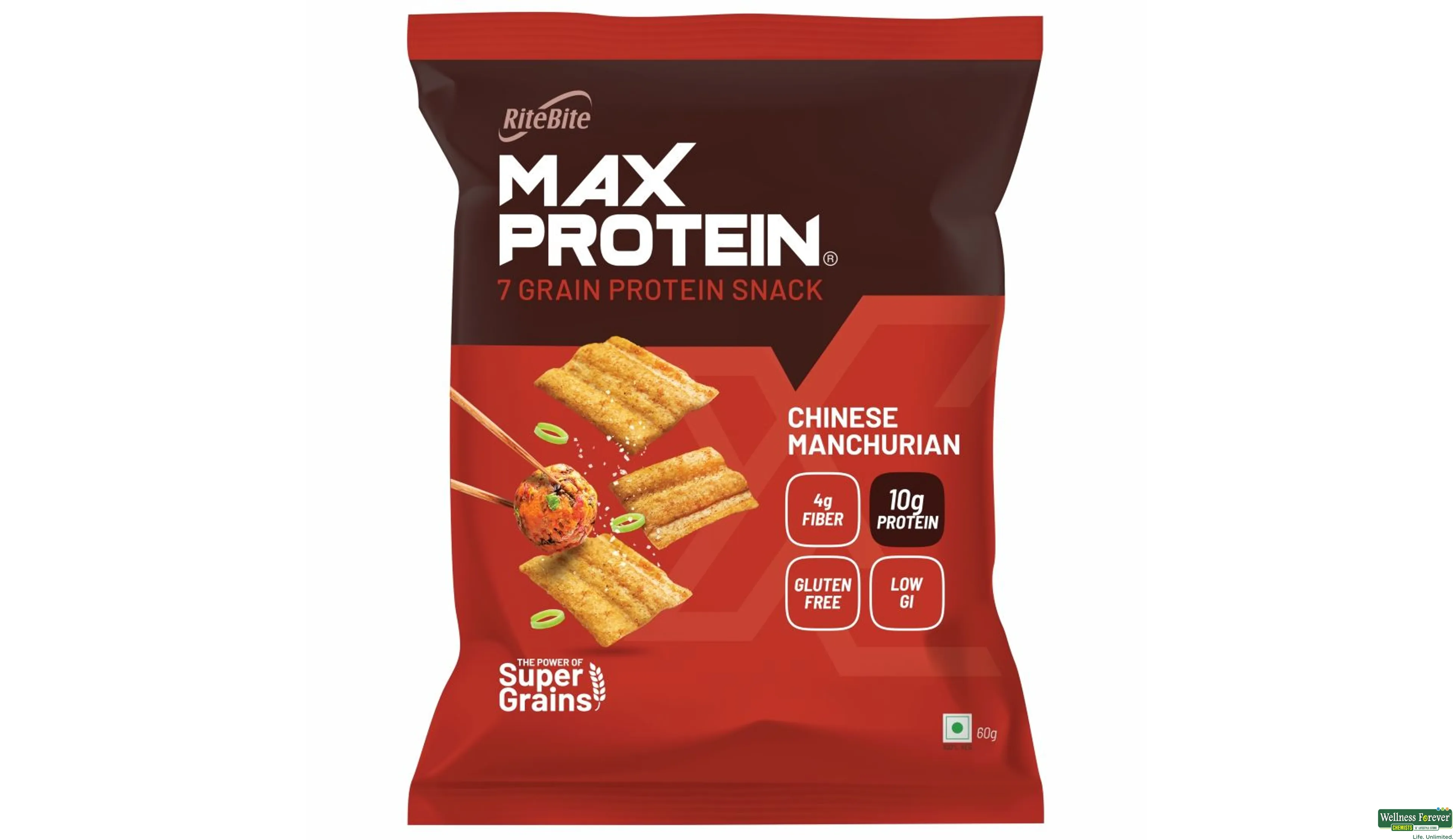 RITE B CHIPS MAX PRO MANCHURIAN 60GM- 1, 60GM, null