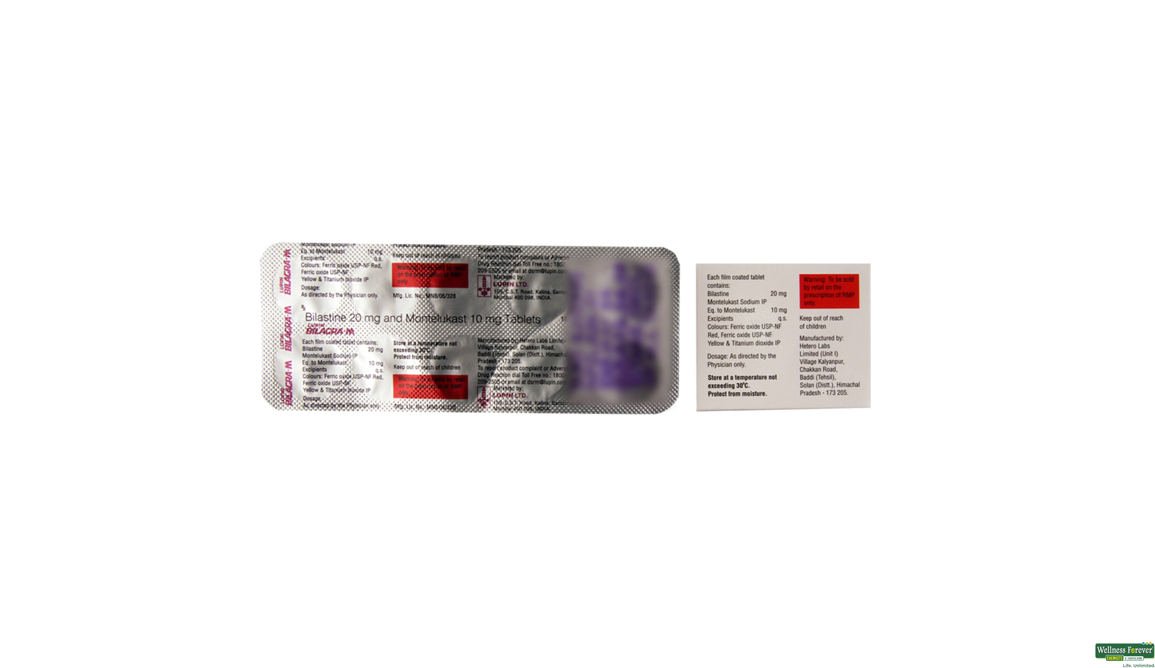 BILAGRA-M 20MG 10TAB- 2, 10TAB, 