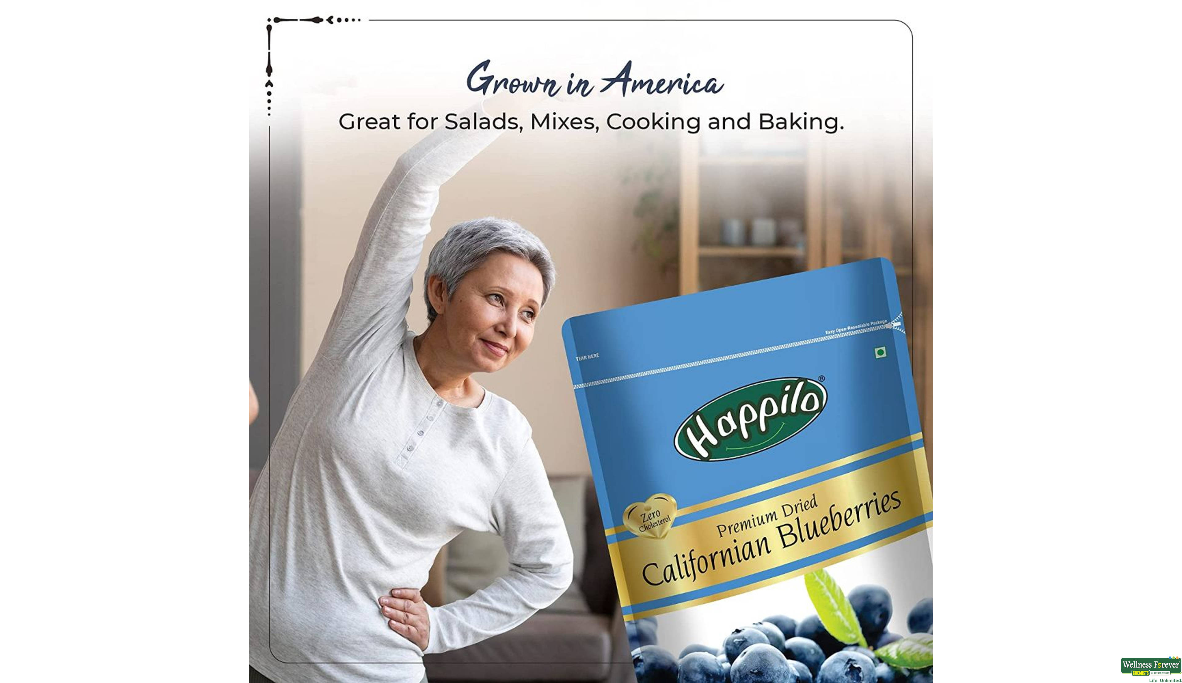 HAPPILO BLUEBERRIES CALIFORNIAN 150GM- 7, 150GM, 