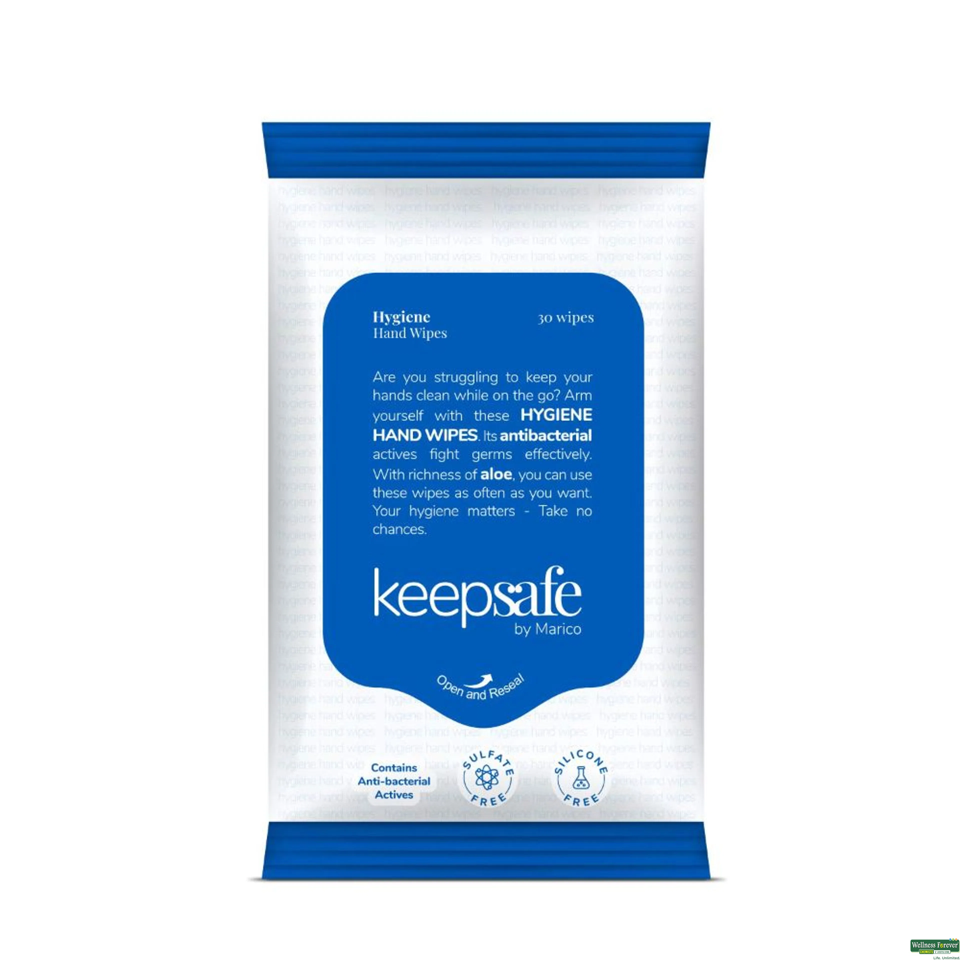 KEEPSAFE H/WIPES 30PC-image