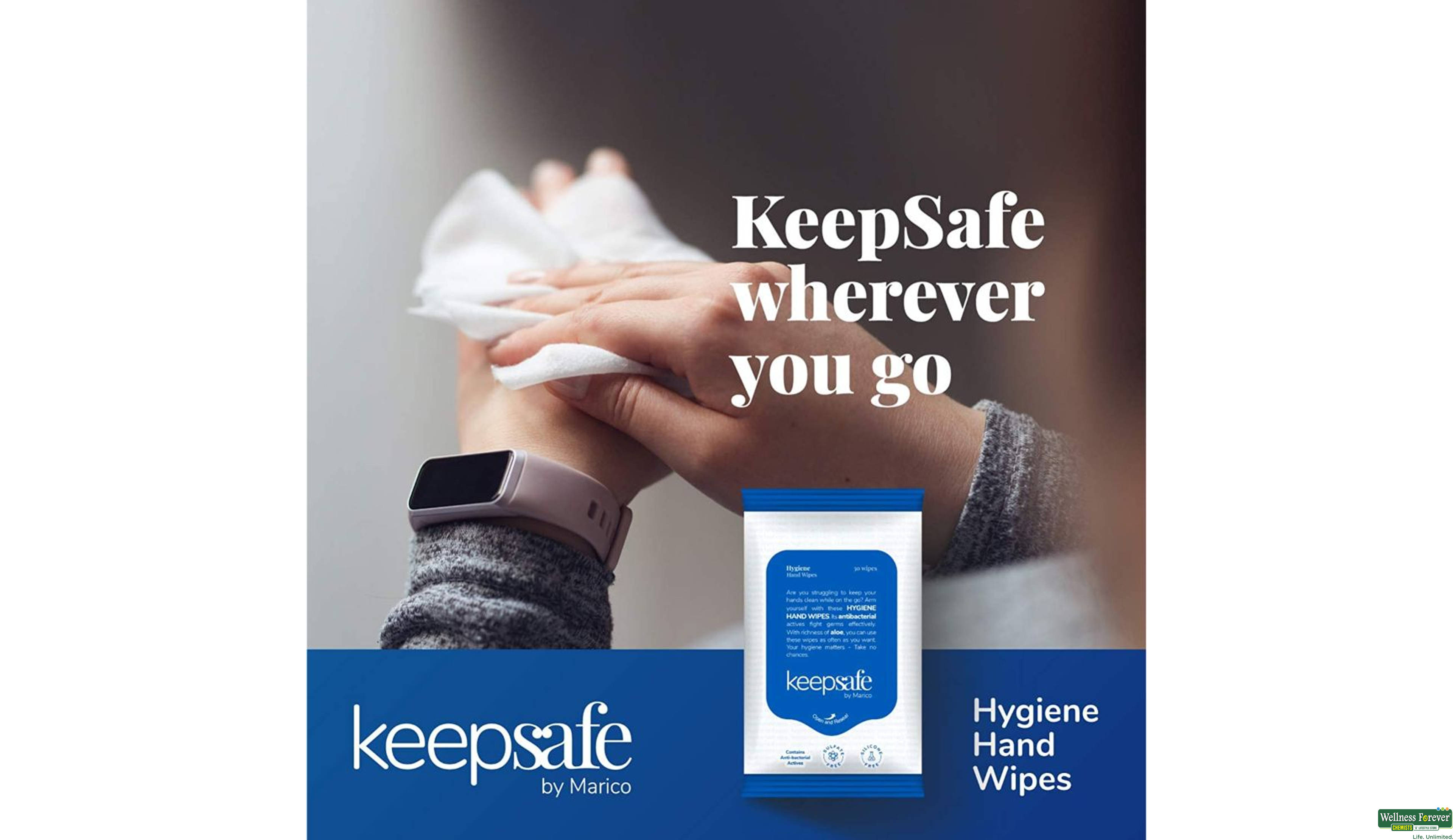 KEEPSAFE H/WIPES 30PC- 2, 30PC, 