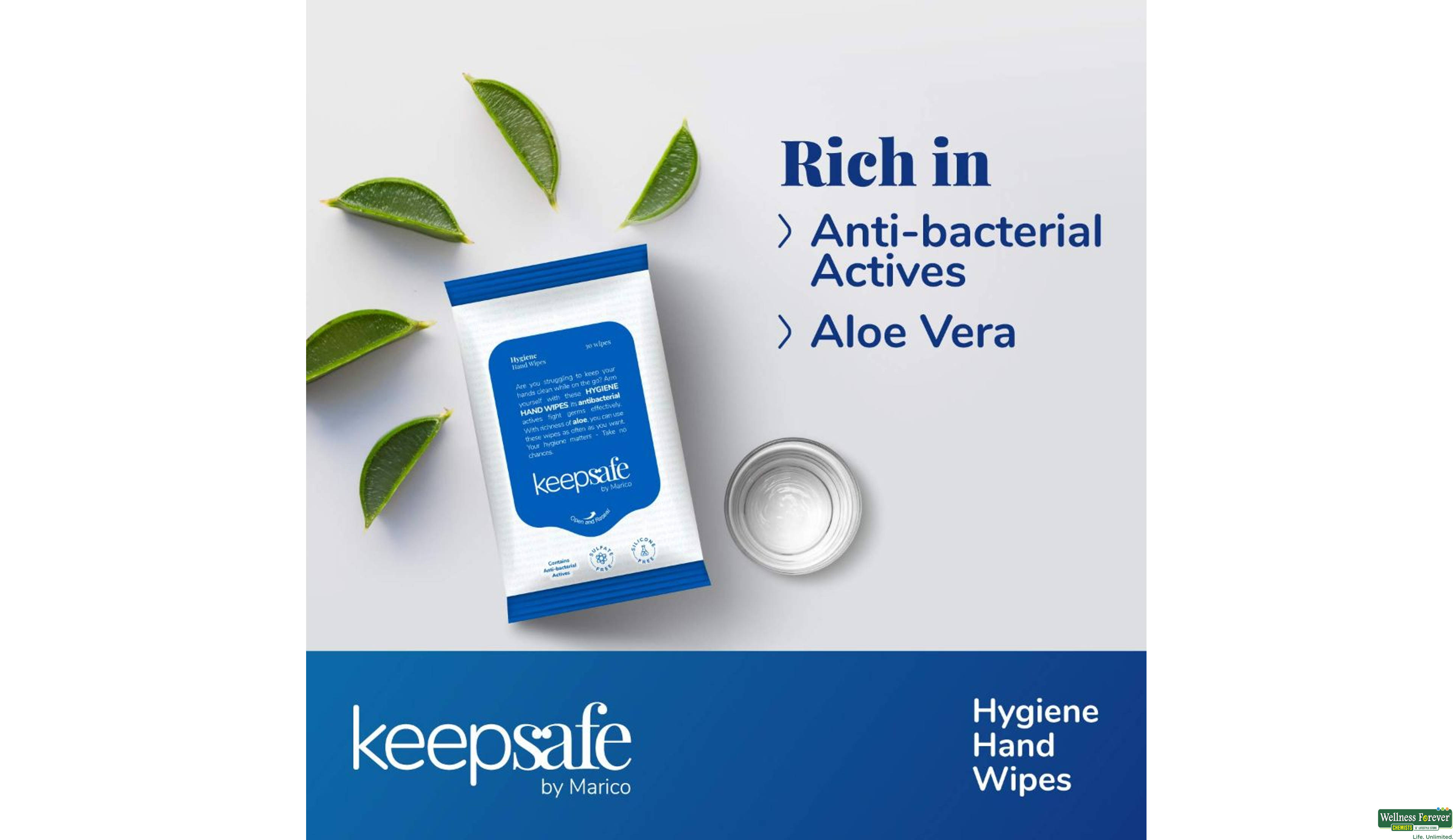 KEEPSAFE H/WIPES 30PC- 3, 30PC, 