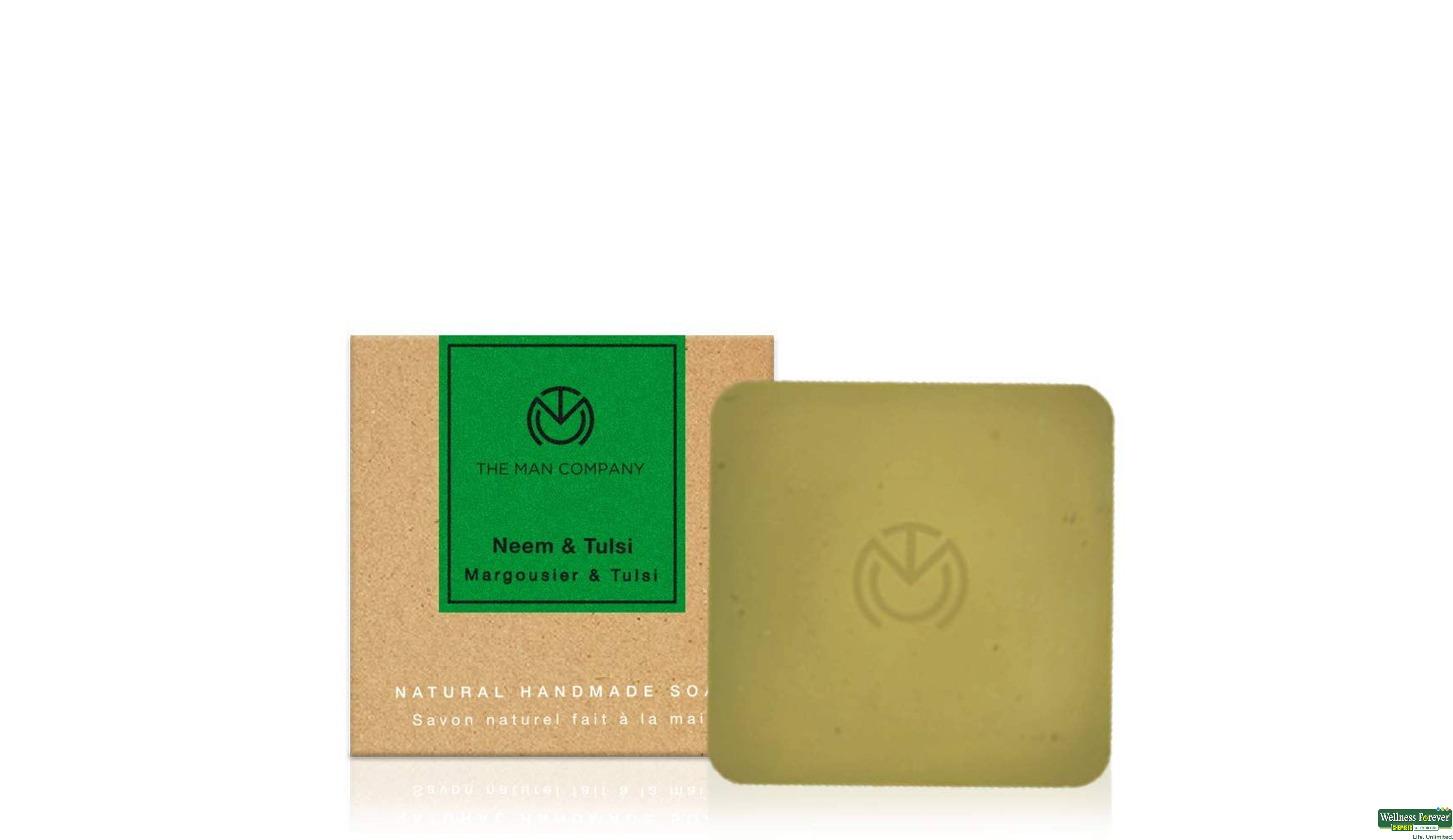 THE MAN SOAPS NEEM AND TULSI-125GM- 2, 125GM, null