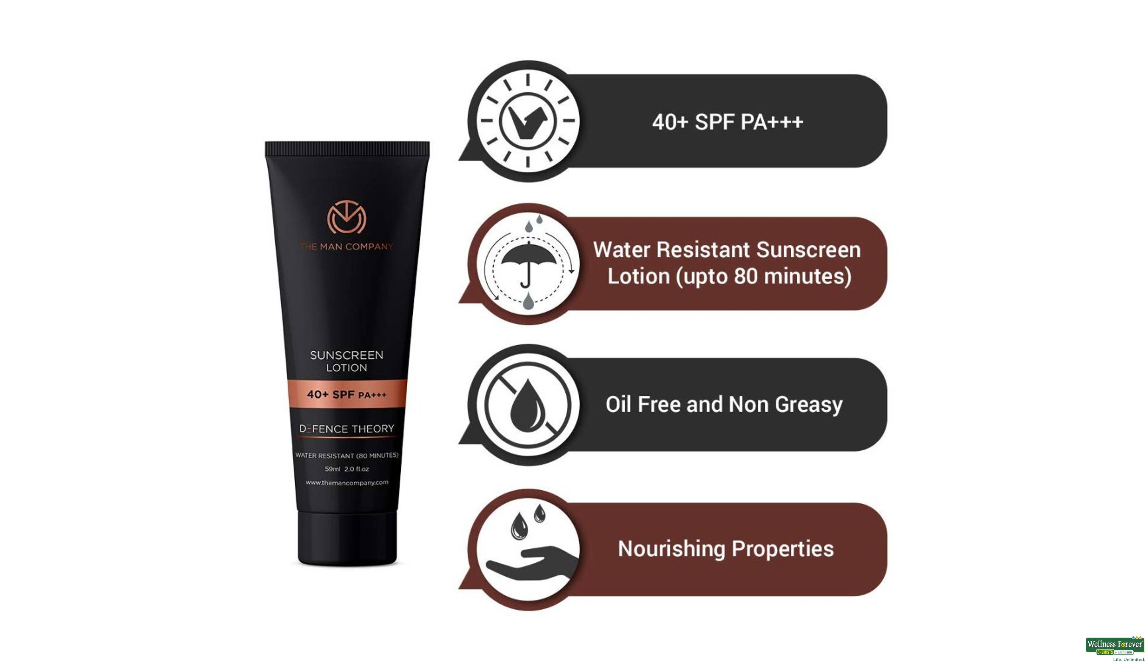 THE MAN SUNSCREEN LOTION 50ML- 3, 50ML, null