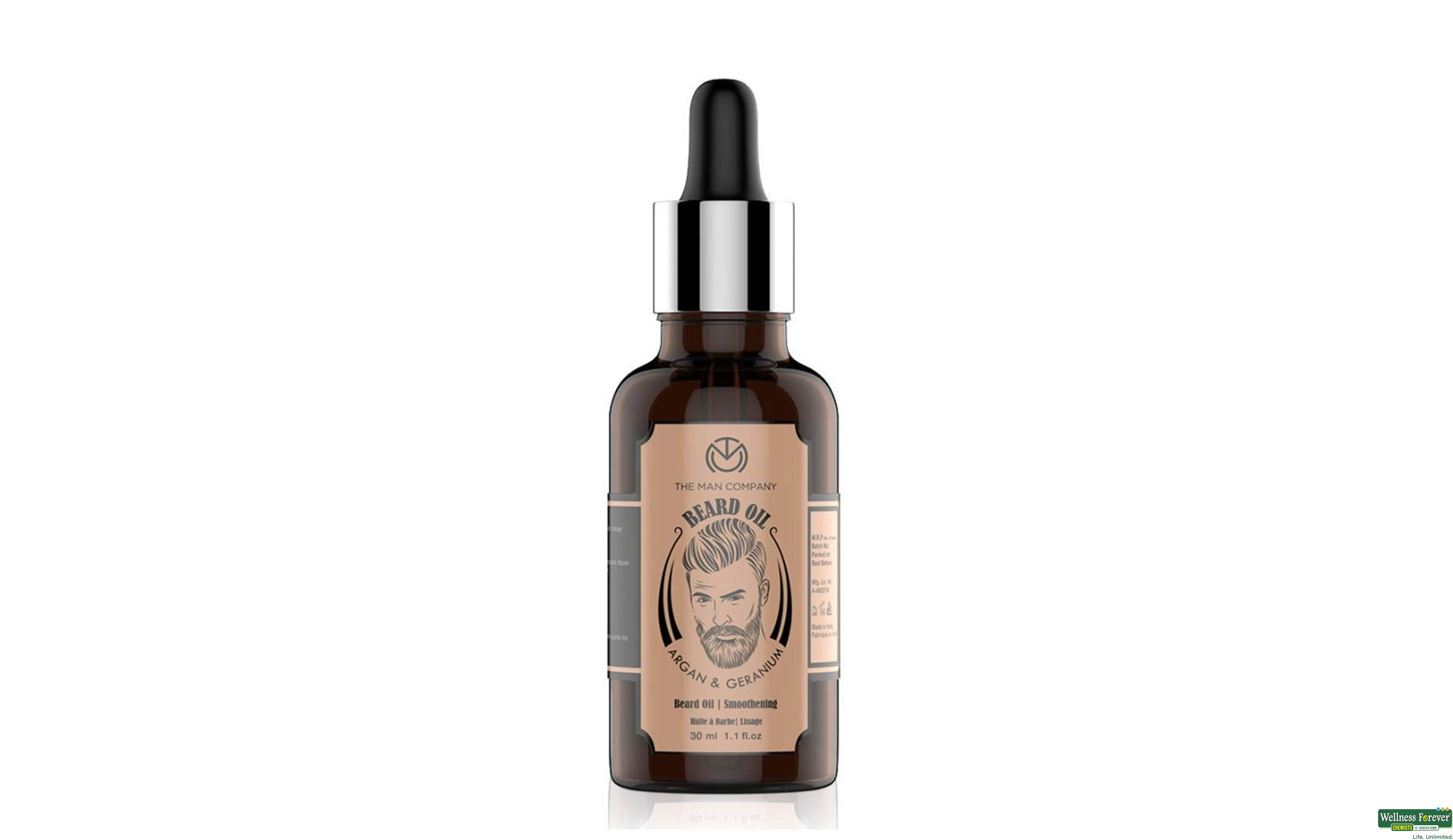 THE MAN BEARD OIL ARGAN GERANIUM 30ML- 2, 30ML, null