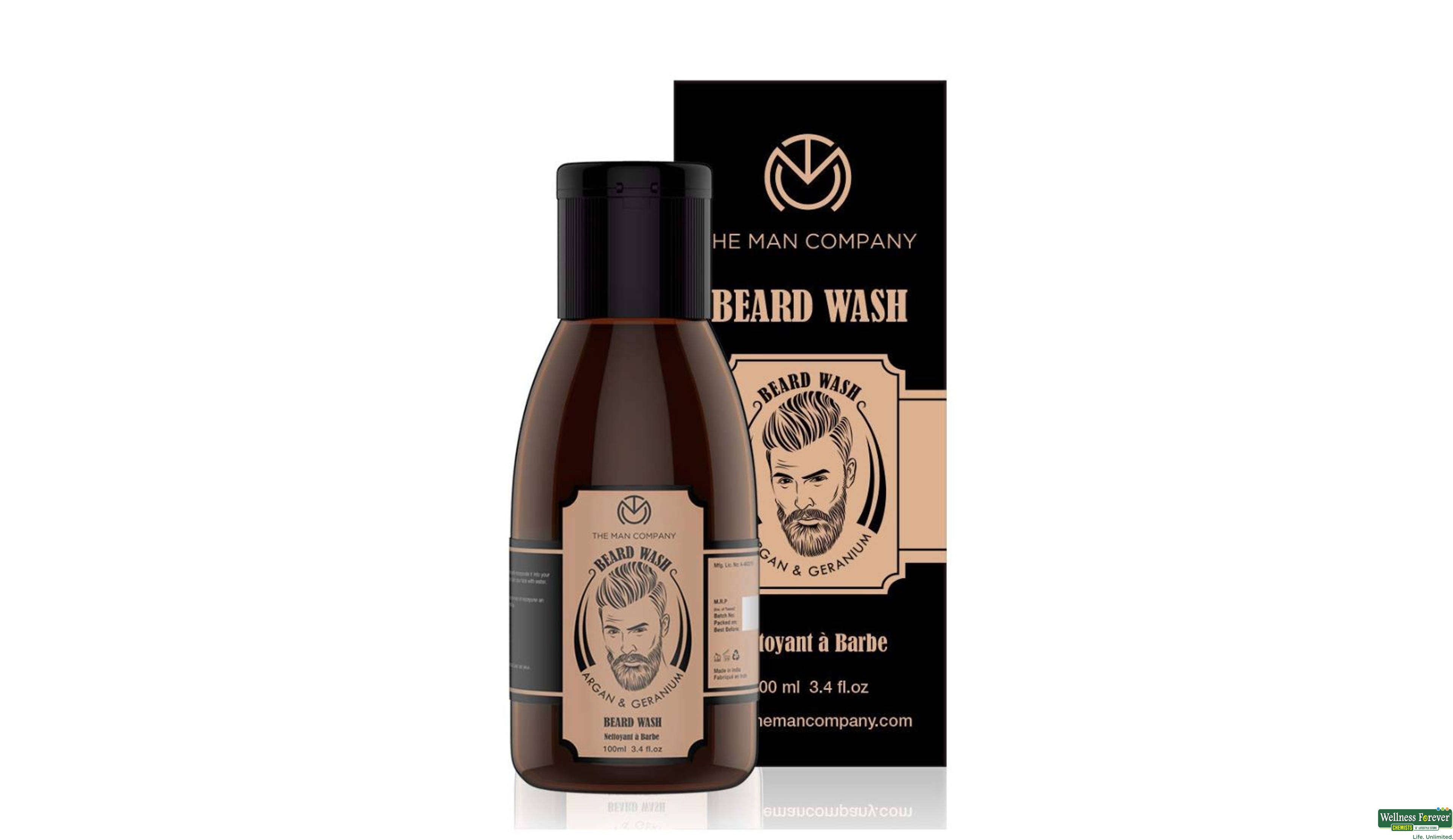 THE MAN BEARD WASHVARGAN GERANIUM 100ML- 1, 100ML, null