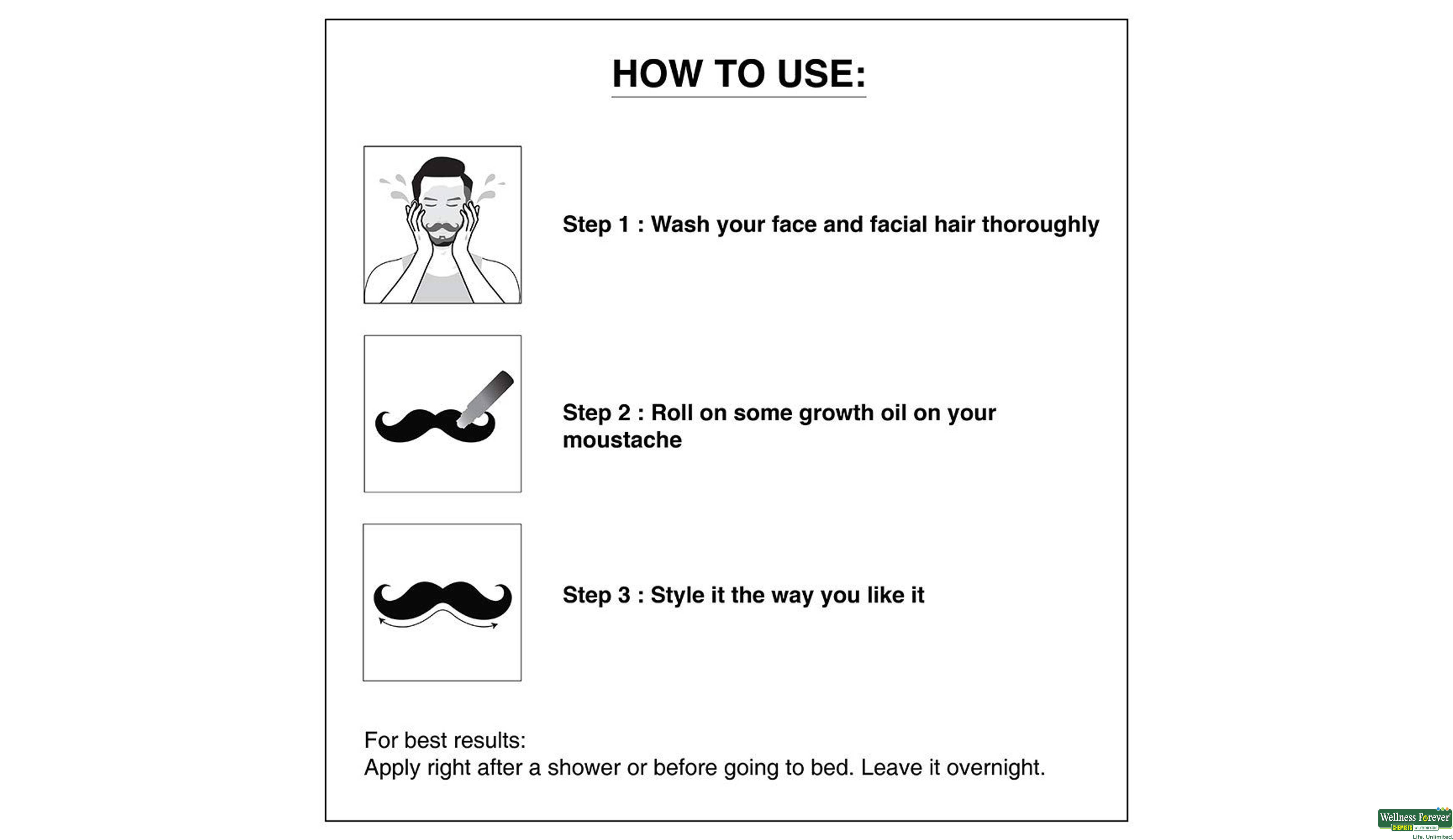 THE MAN MOUSTACHE GROWTH OIL ROLL ON 8ML- 5, 8ML, null