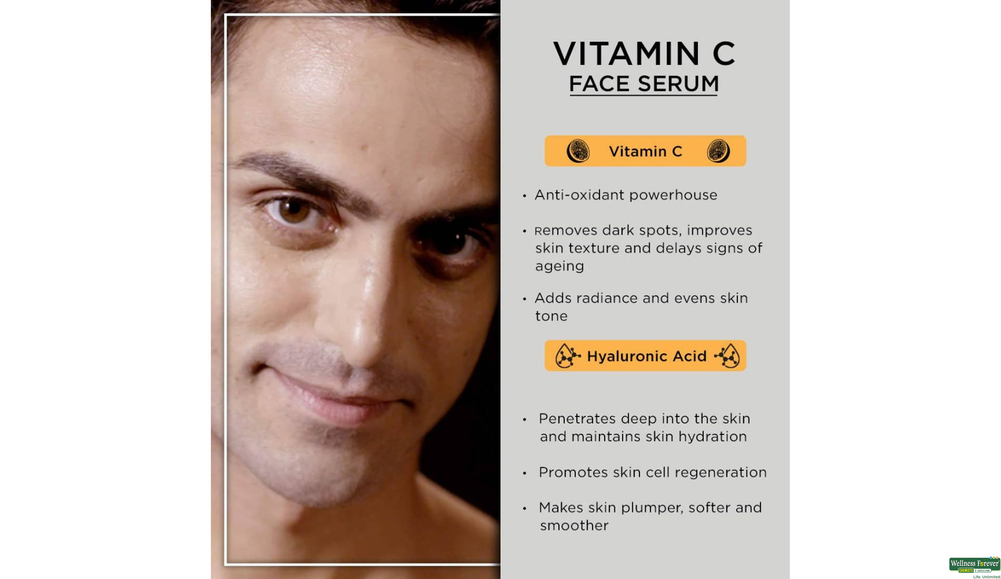 THE MAN VITAMIN C FACE SERUM 30ML- 5, 30ML, null