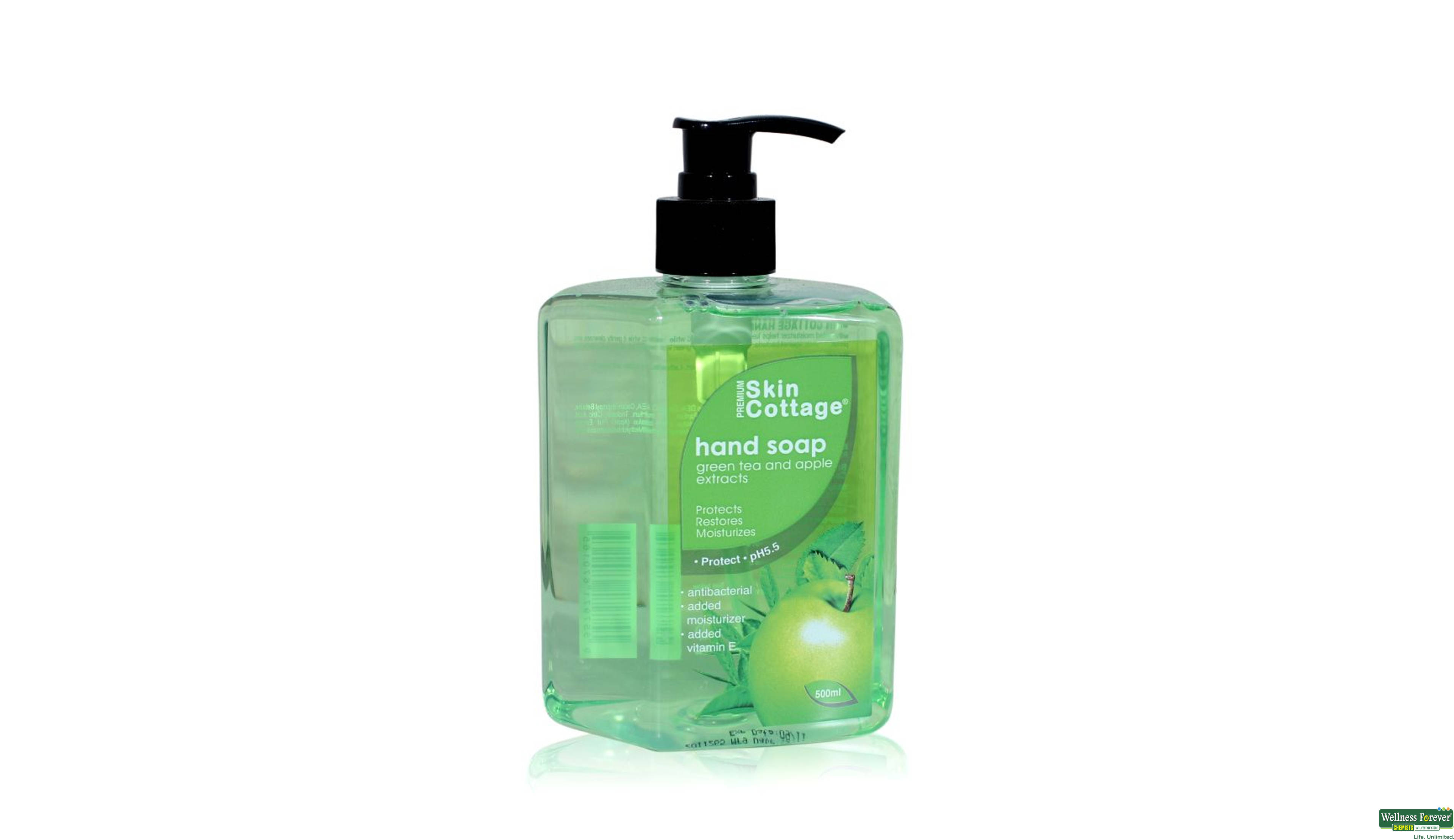 SKIN COTTAGE H/WASH APPLE GREEN TEA 500ML- 1, 500ML, 