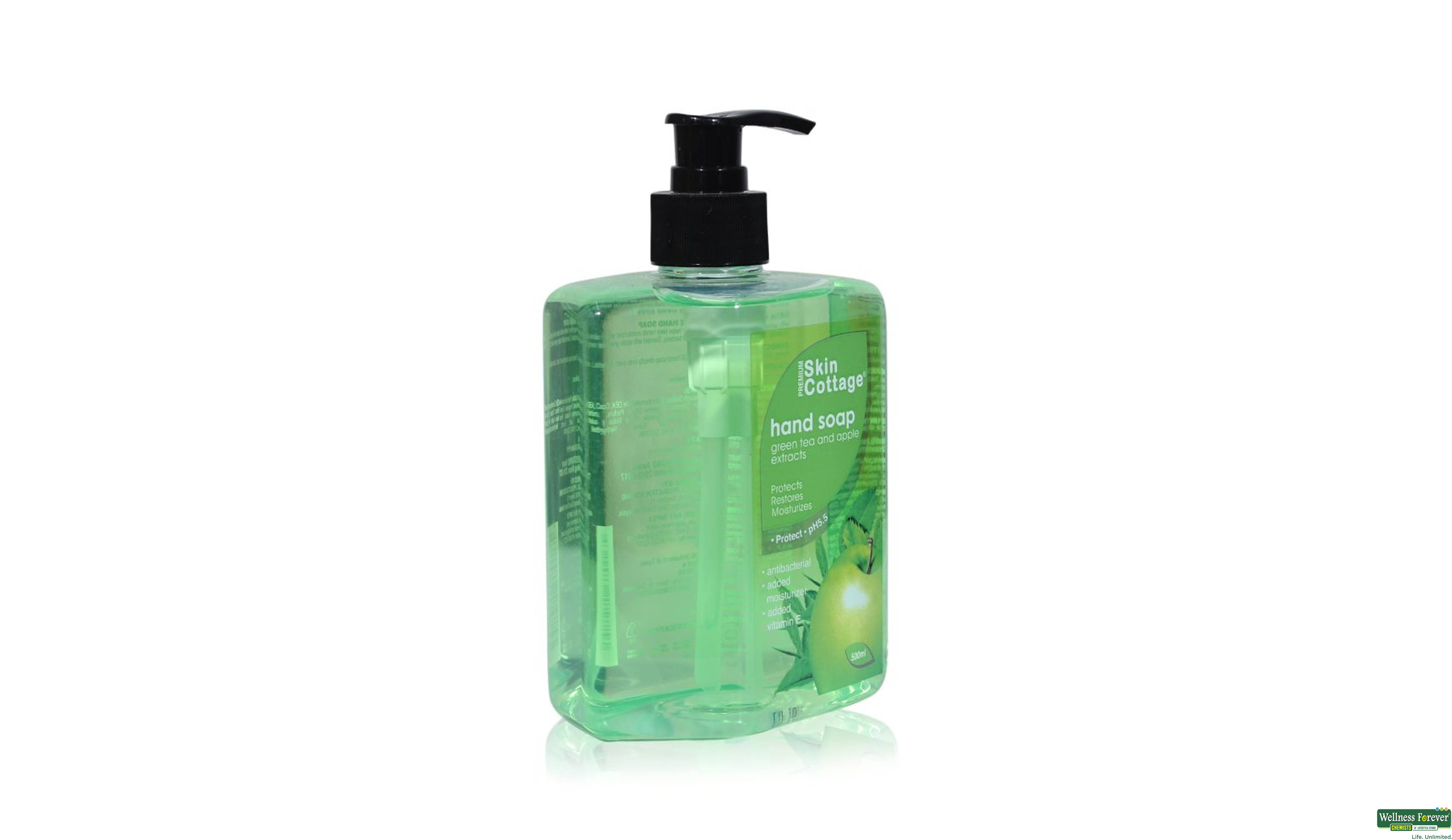 SKIN COTTAGE H/WASH APPLE GREEN TEA 500ML- 2, 500ML, 