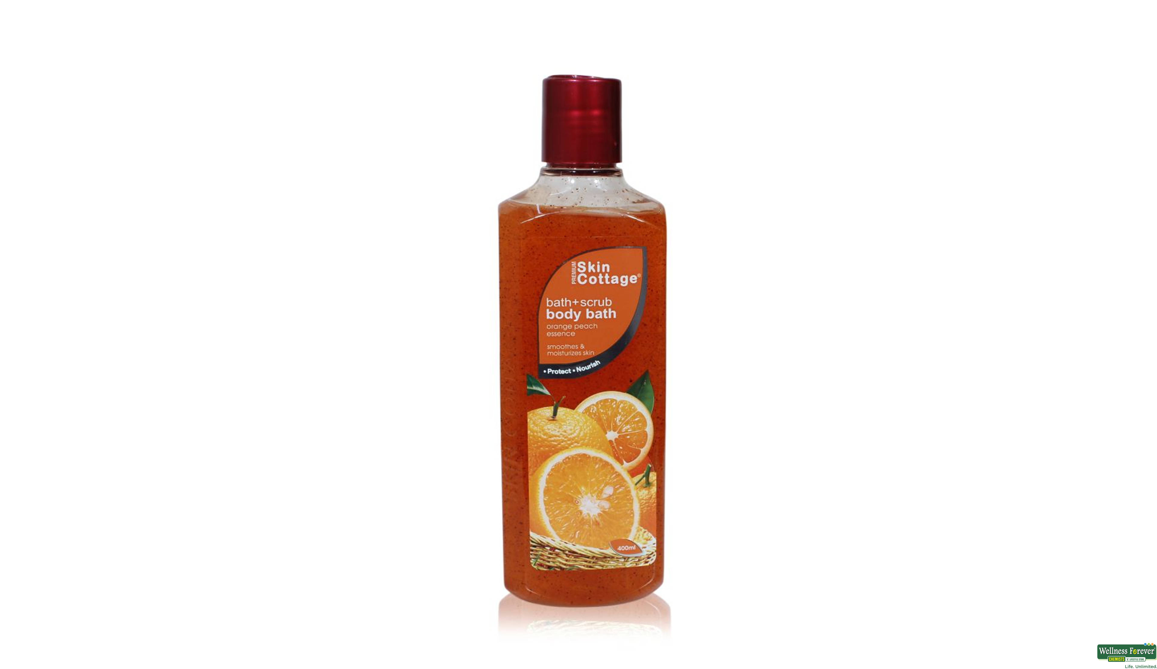 SKIN COTTAGE B/SCRUB ORANGE 400ML- 1, 400ML, null