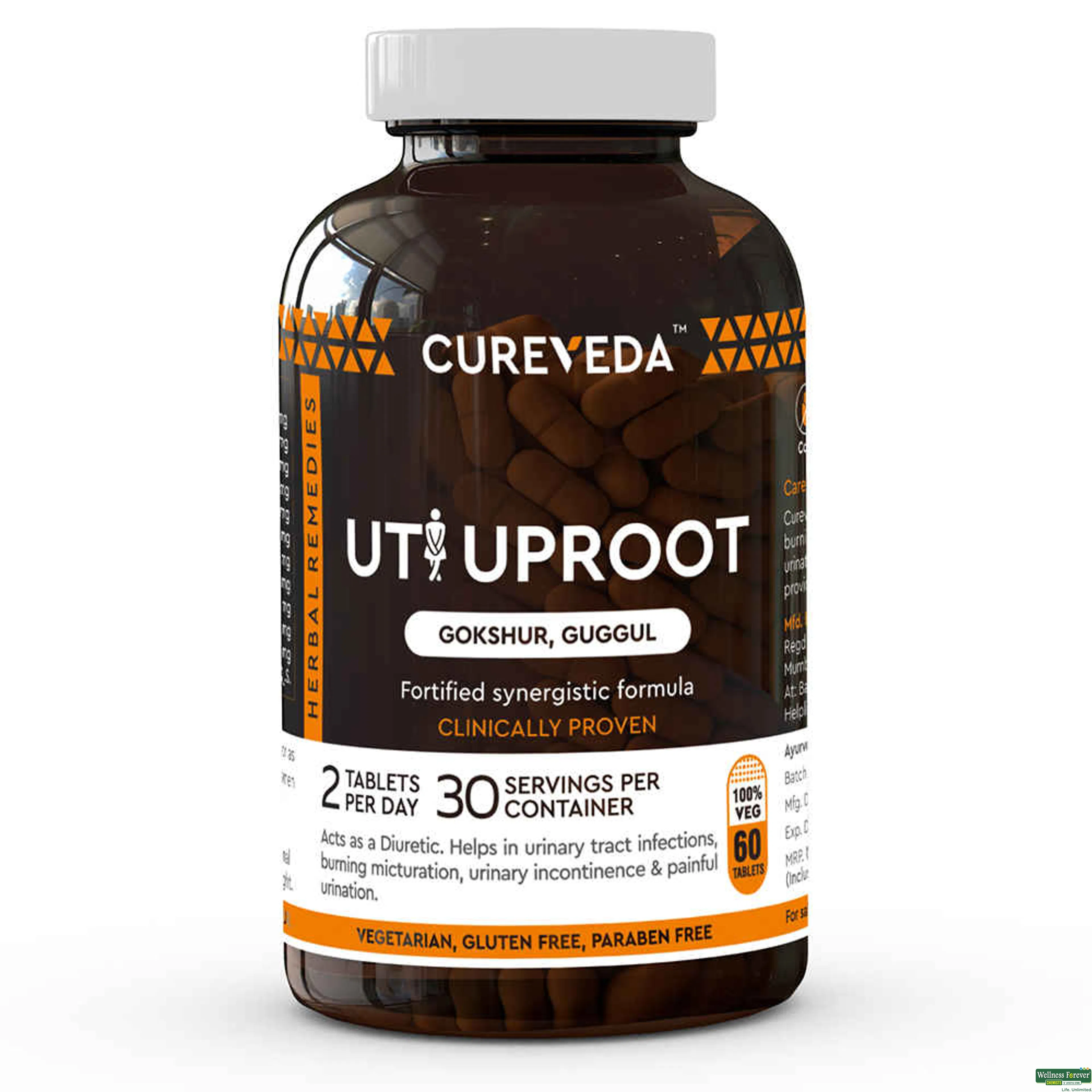 CUREVEDA UTI UPROOT 60TAB-image