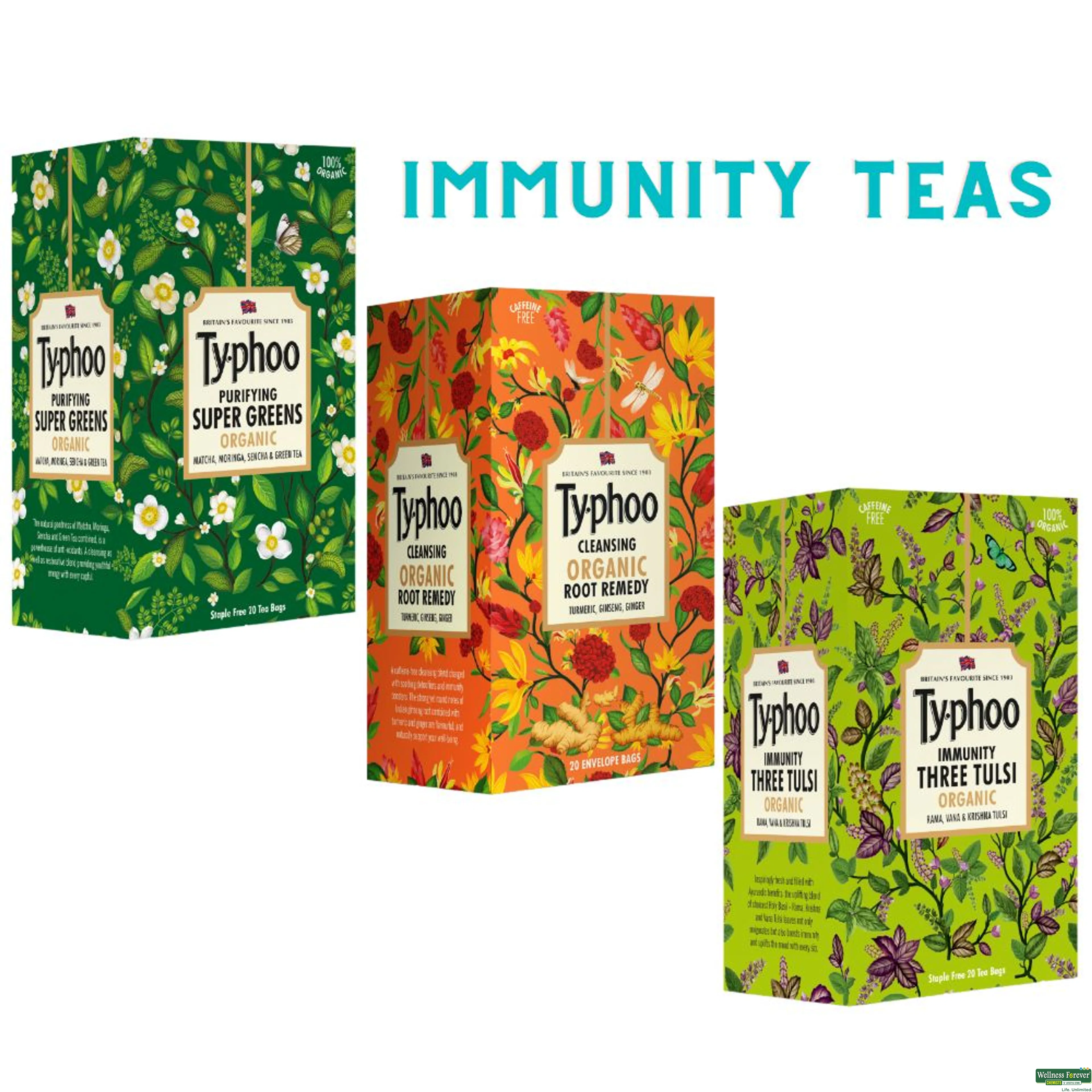 TY-PHOO GR/TEA ORGANIC IMMUNIT 1PC-image