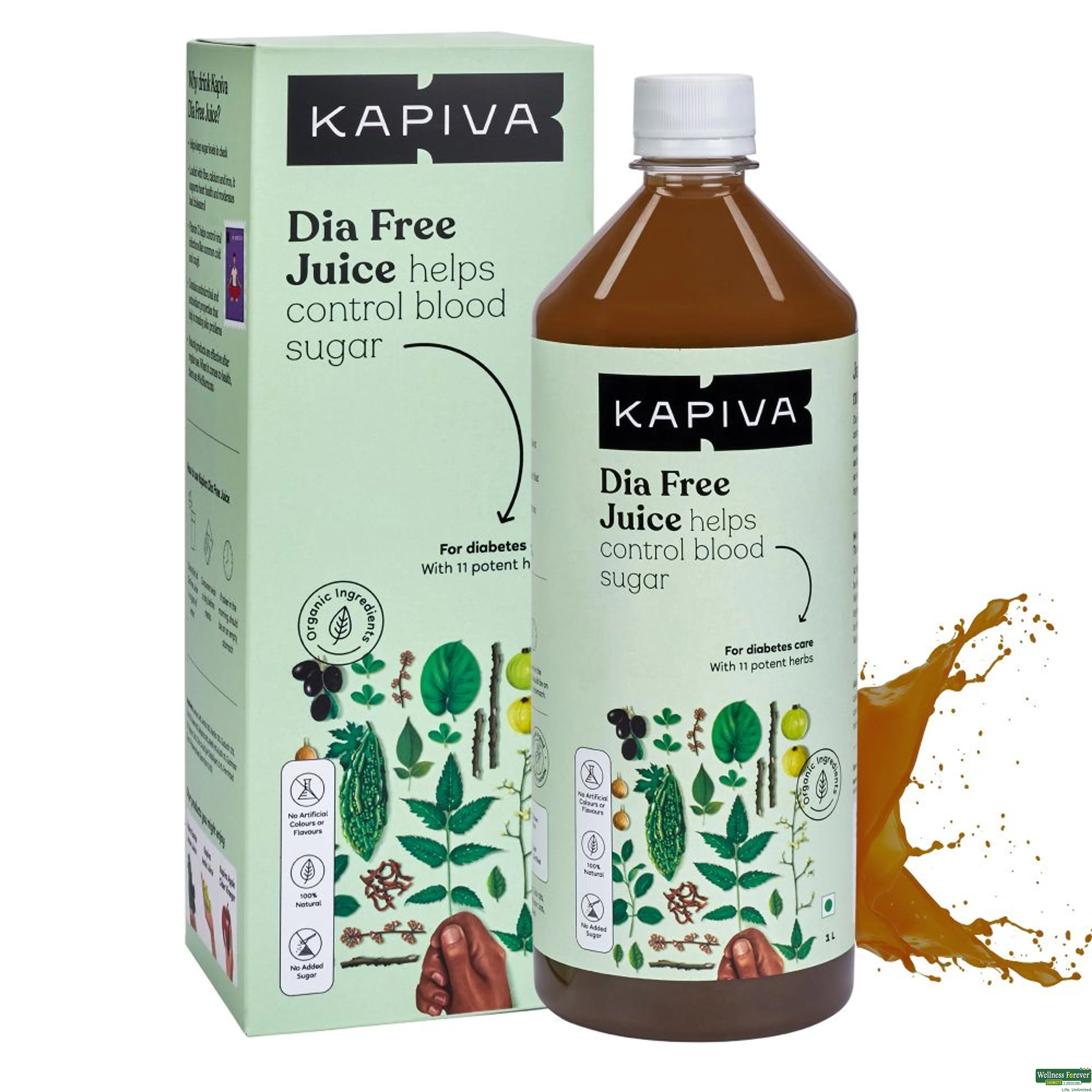 KAPIVA JUICE DIA FREE 1LTR-image