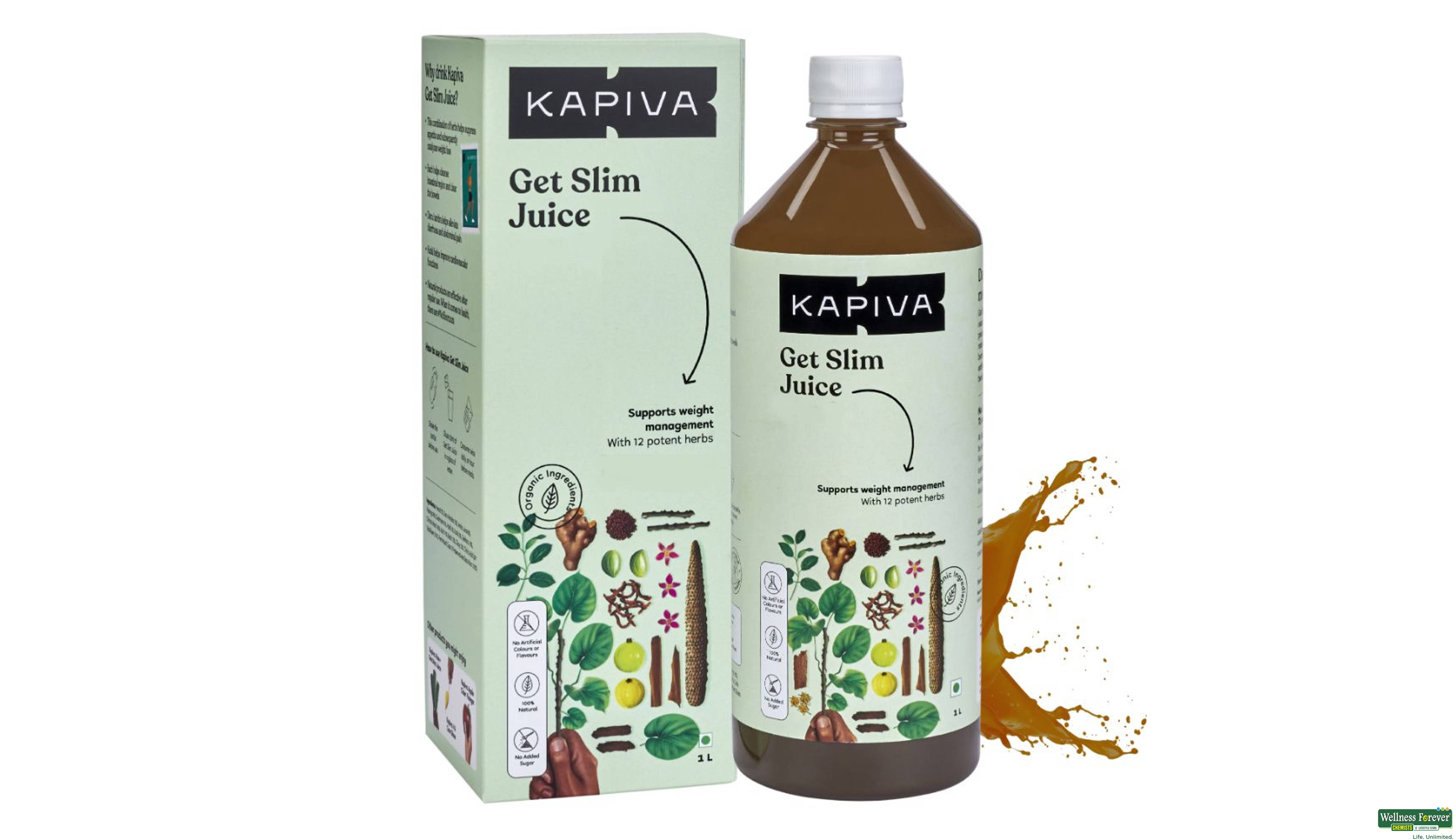 KAPIVA JUICE GET SLIM 1LTR- 1, 1LTR, 