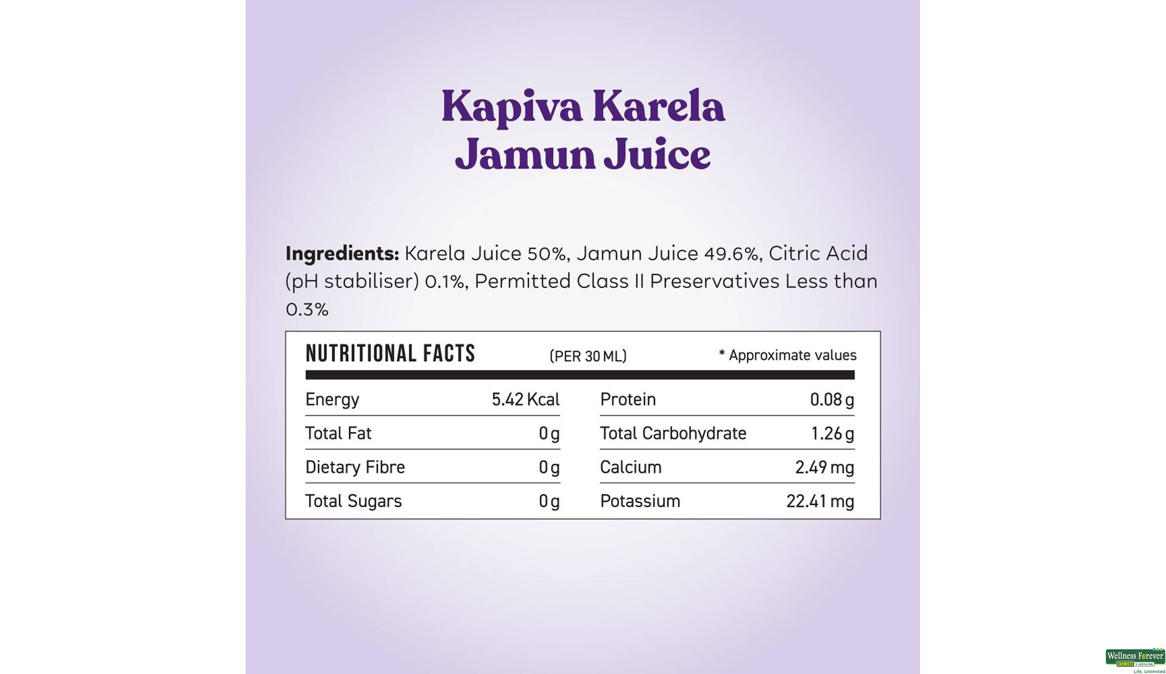 KAPIVA JUICE KARELA JAMUN 1LTR- 2, 1LTR, 