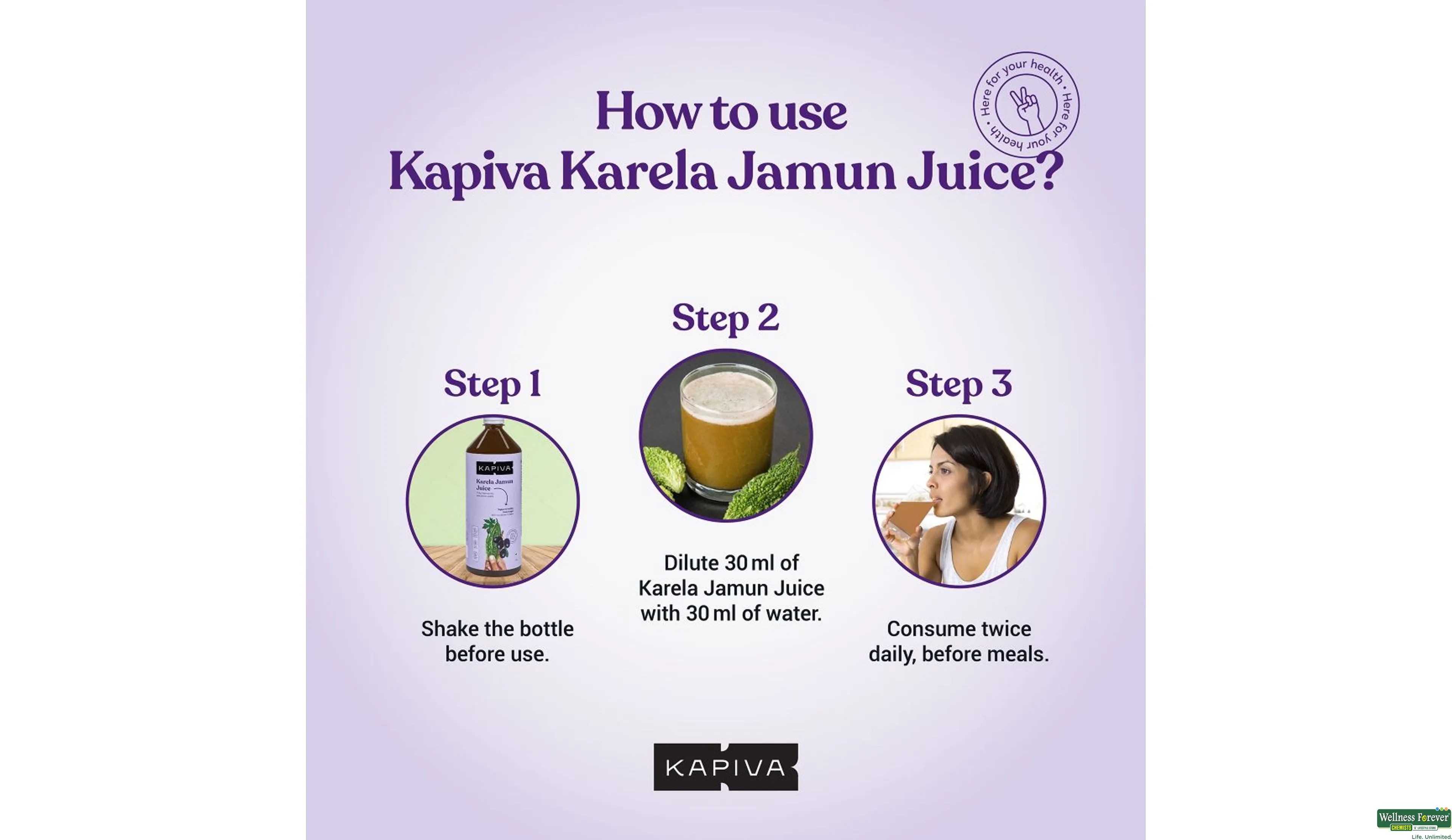 KAPIVA JUICE KARELA JAMUN 1LTR- 9, 1LTR, 