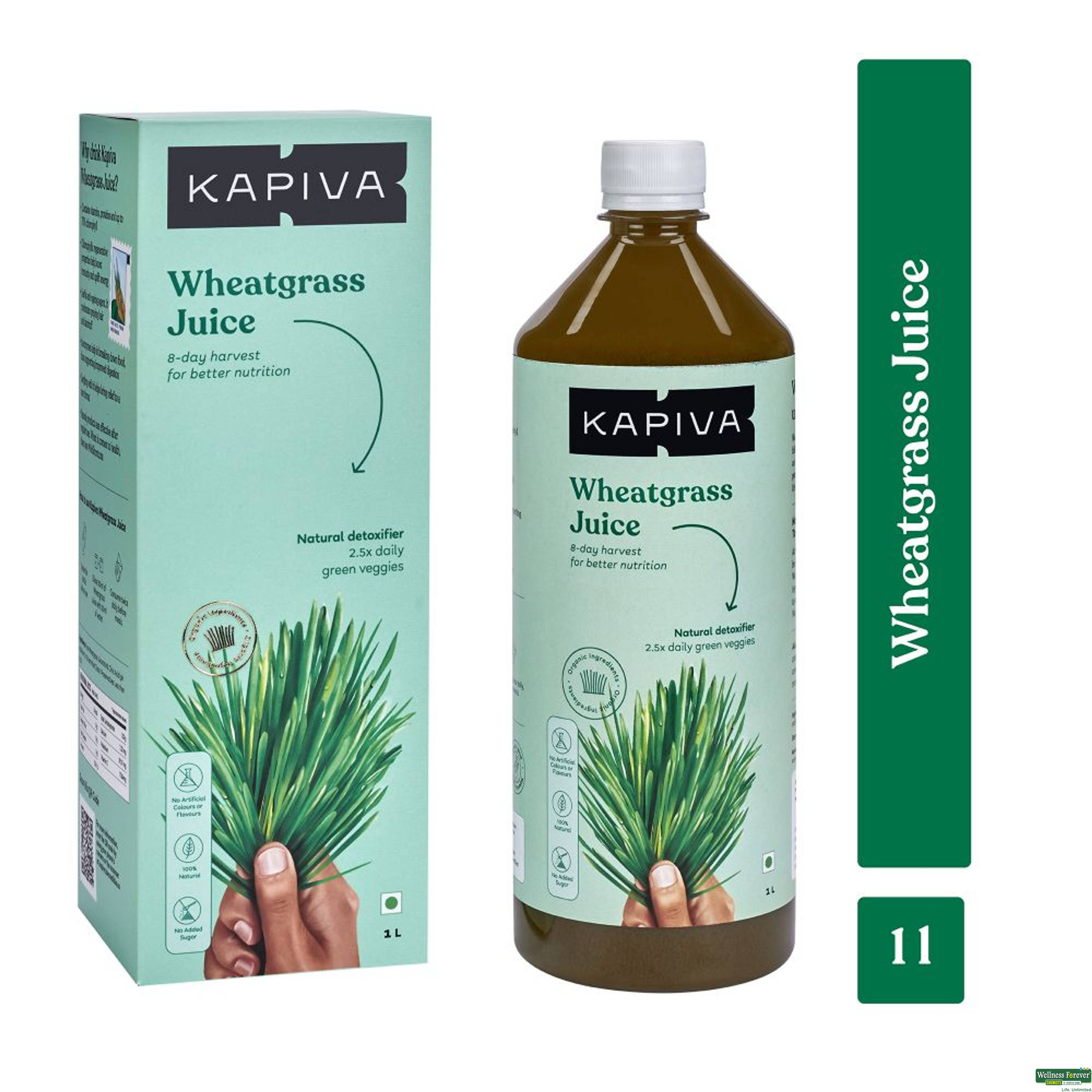 Kapiva Wheatgrass Juice, 1 ltr-image