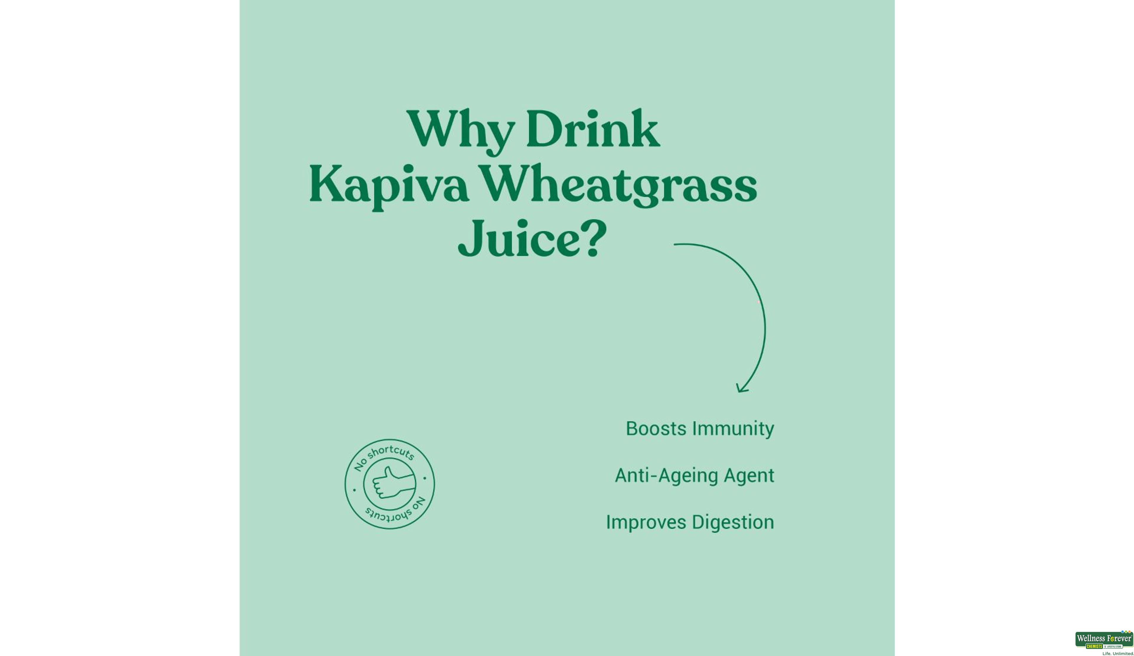 KAPIVA JUICE WHEATGRASS 1LTR- 8, 1LTR, 