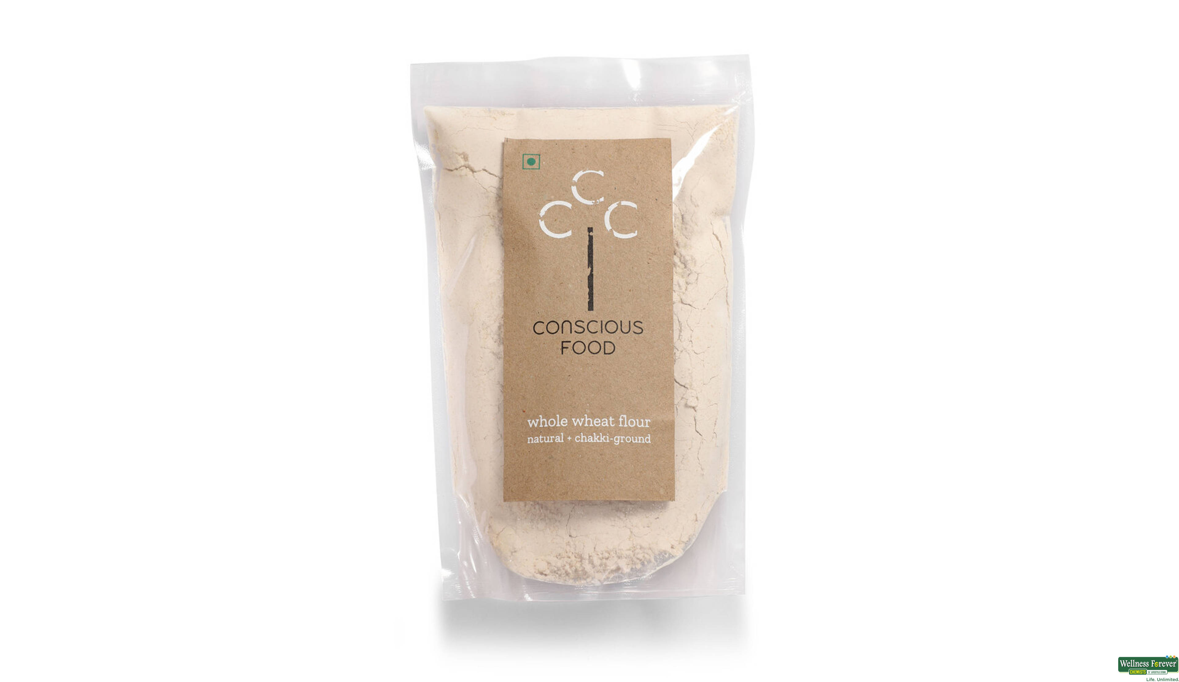 CONSCIOUS FOOD FLOUR WHEAT 500GM- 1, 500GM, 