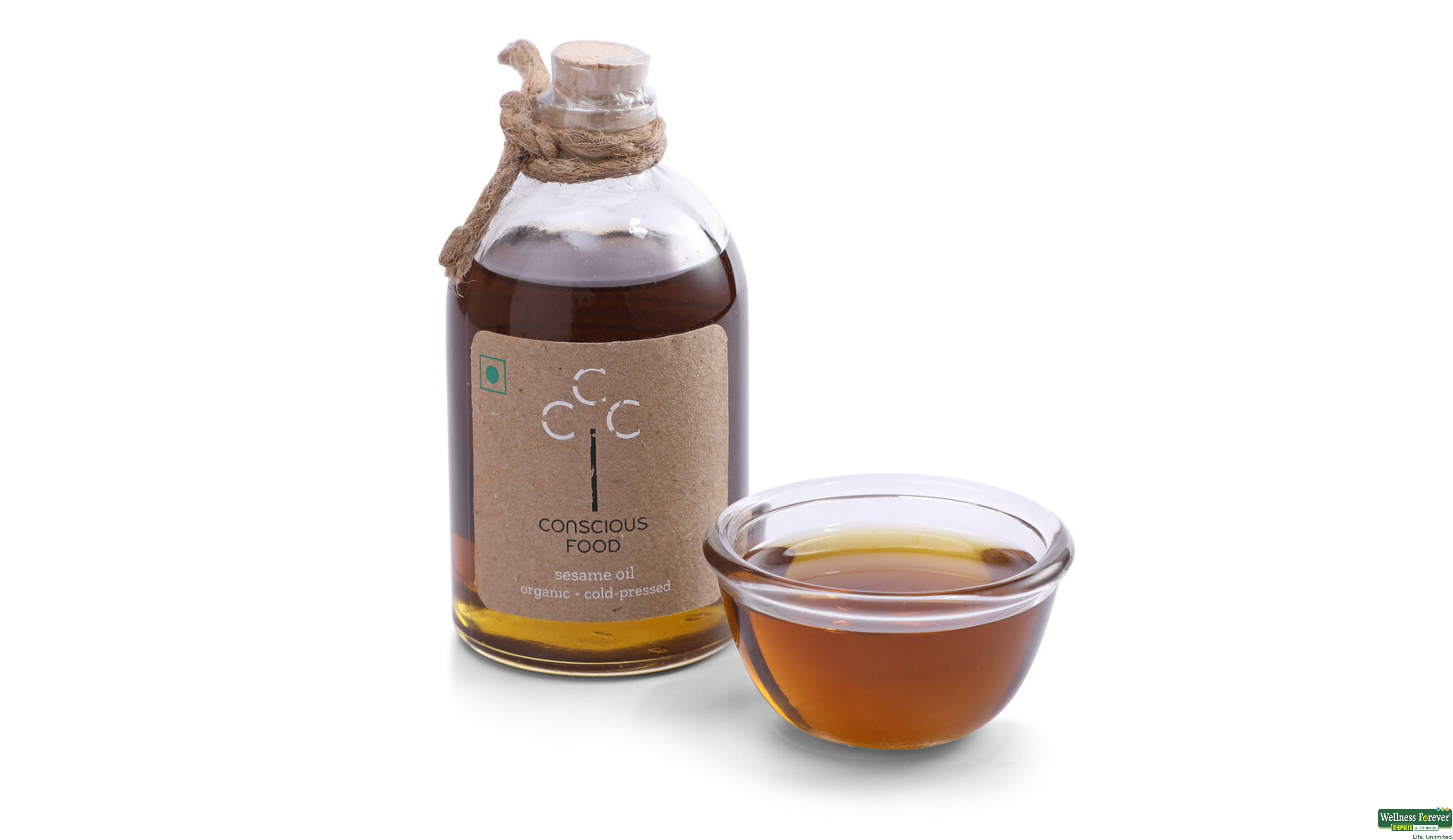 CONSCIOUS FOOD SESAME OIL 100ML- 4, 100ML, 