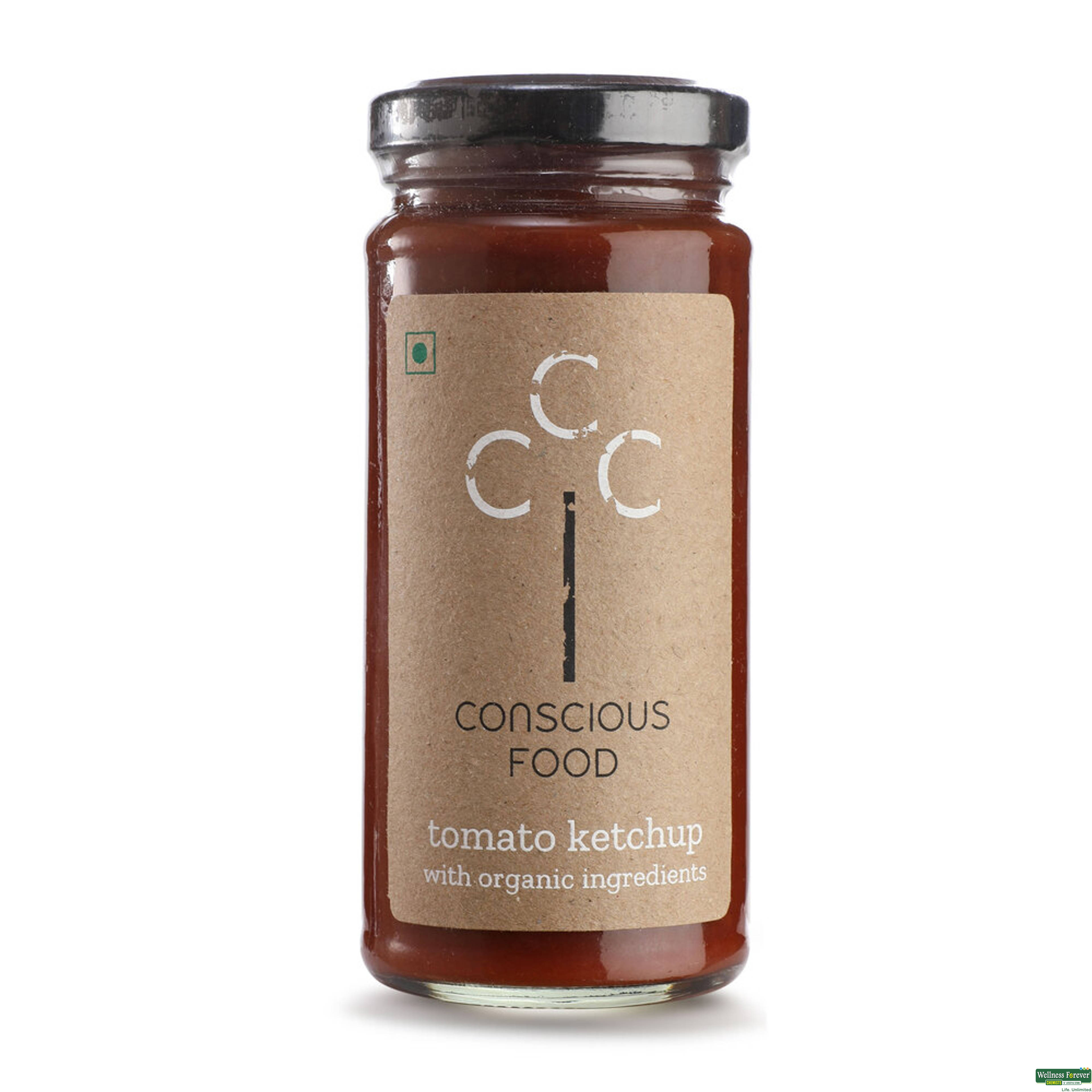 CONSCIOUS FOOD TOMATO KETCHUP 250GM-image