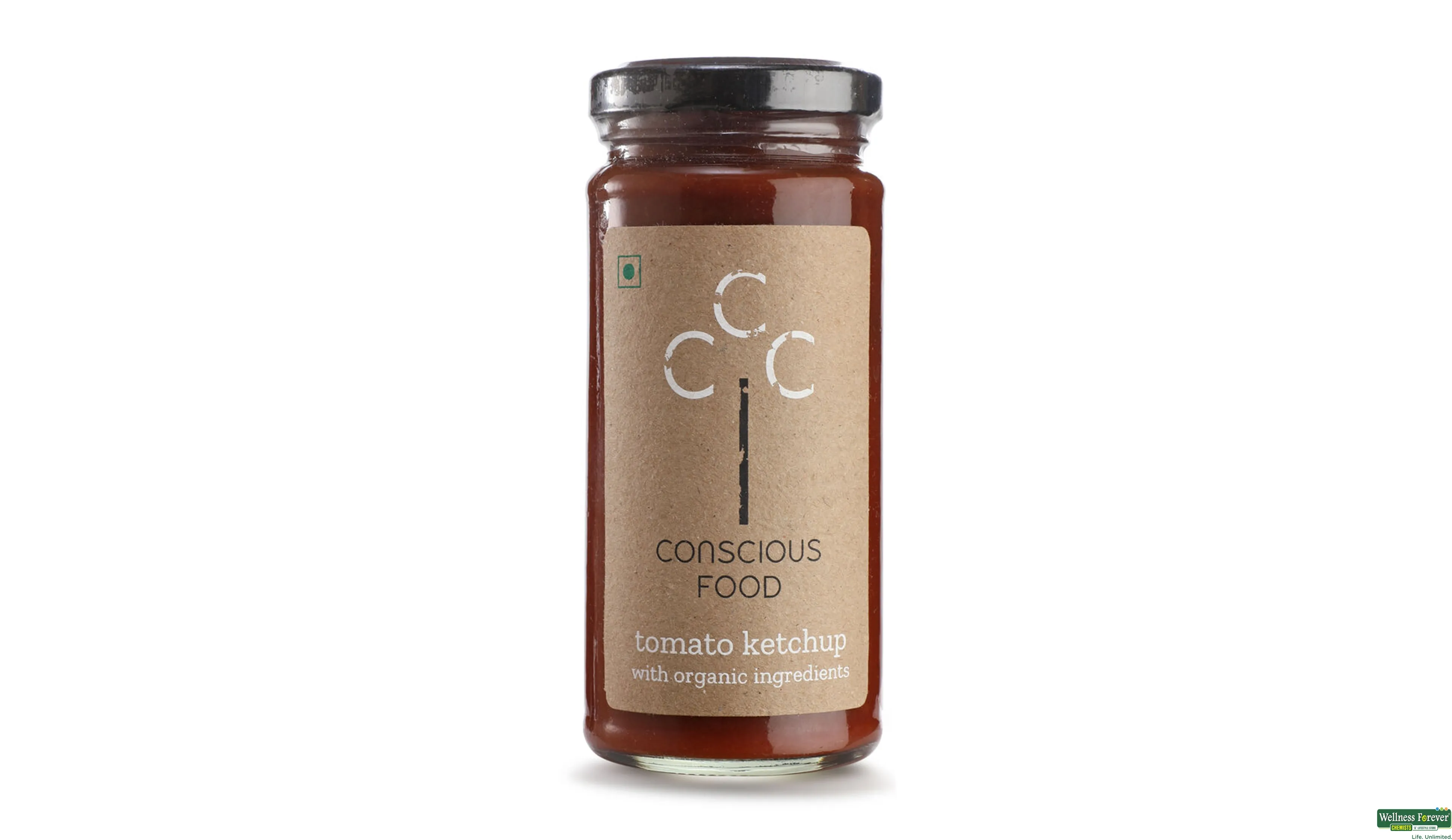 CONSCIOUS FOOD TOMATO KETCHUP 250GM- 1, 250GM, 