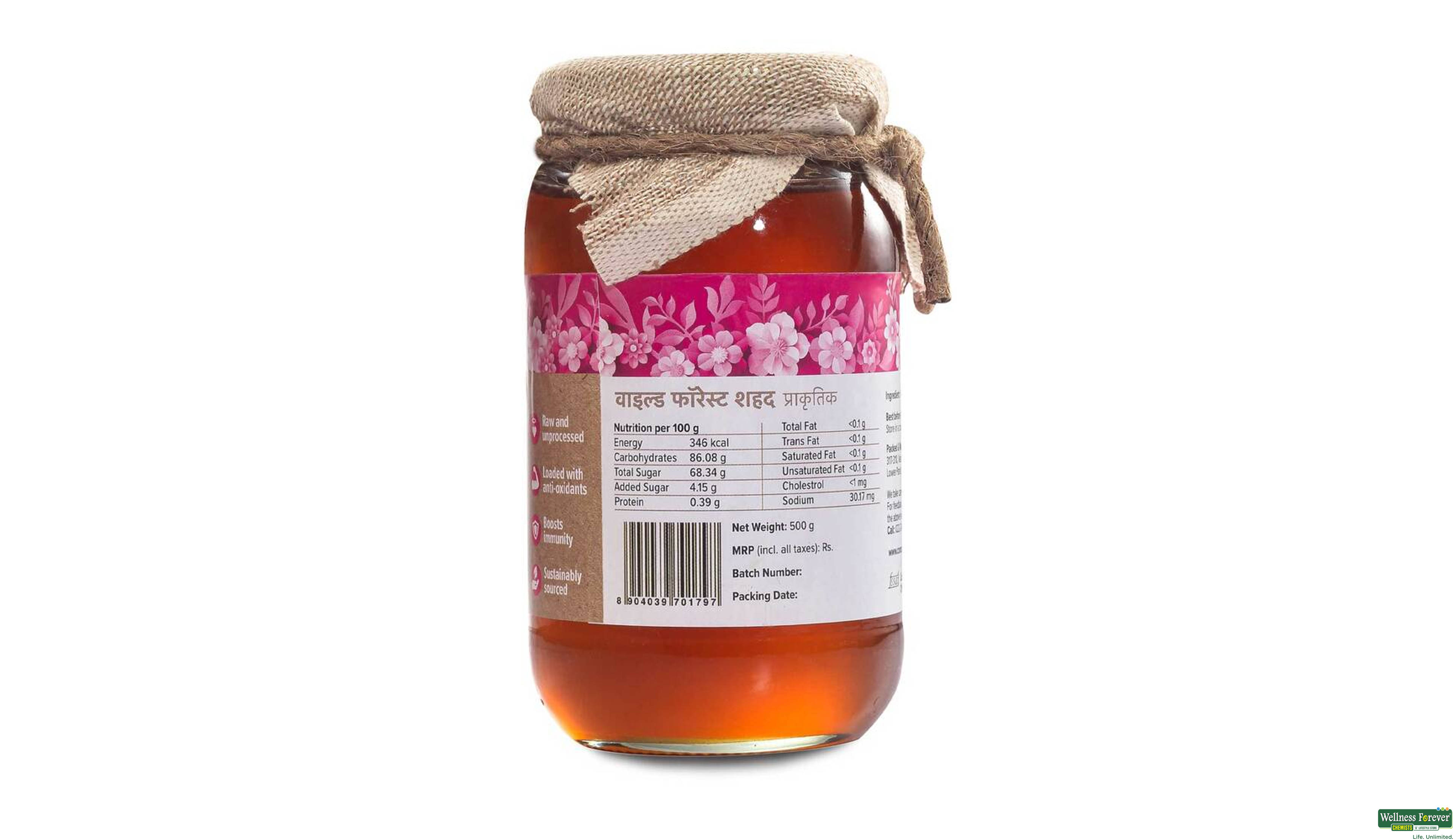 CONSCIOUS FOOD WILD FOREST HONEY 500GM- 2, 500GM, 