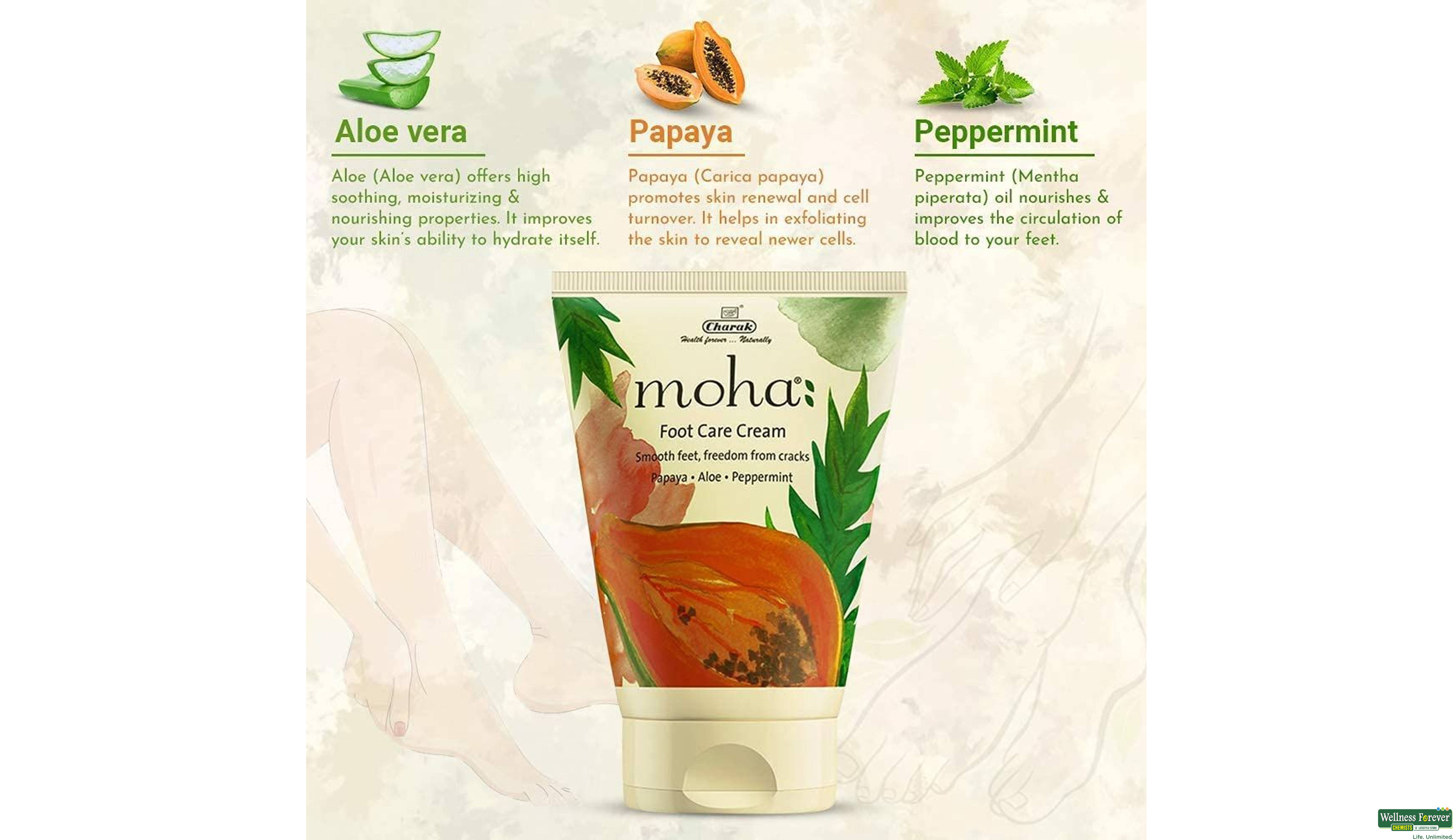 MOHA FOOT CRM 100ML- 5, 100ML, 