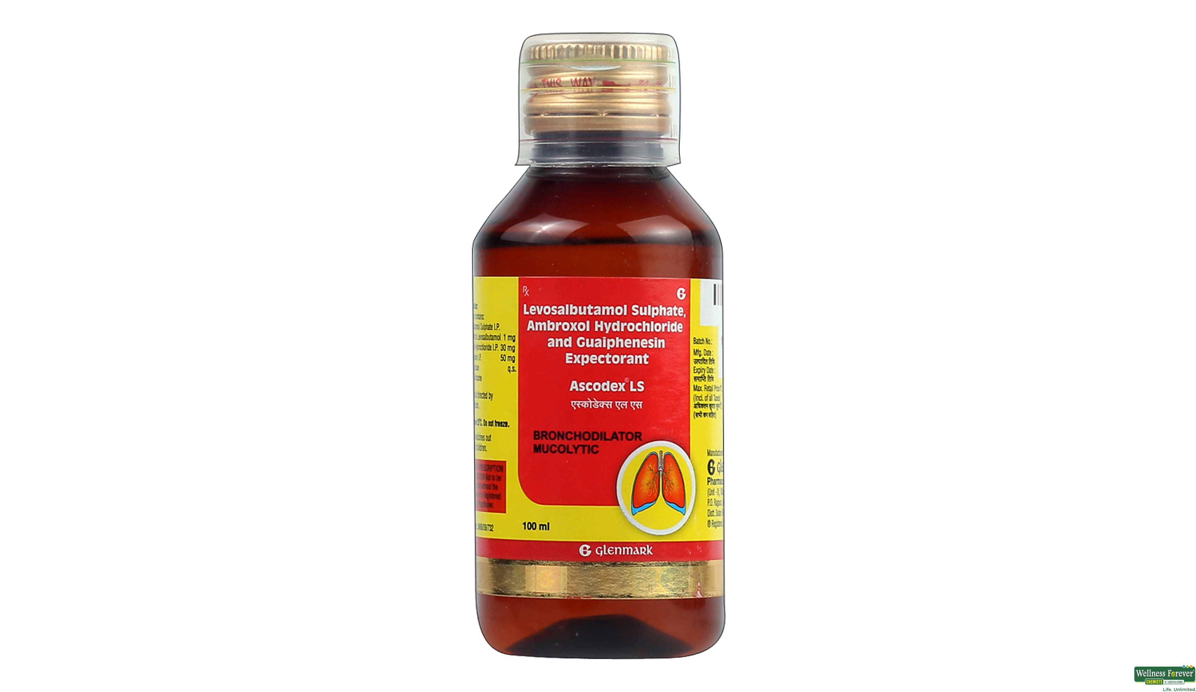 ASCODEX-LS SYP 100ML- 1, 100ML, 