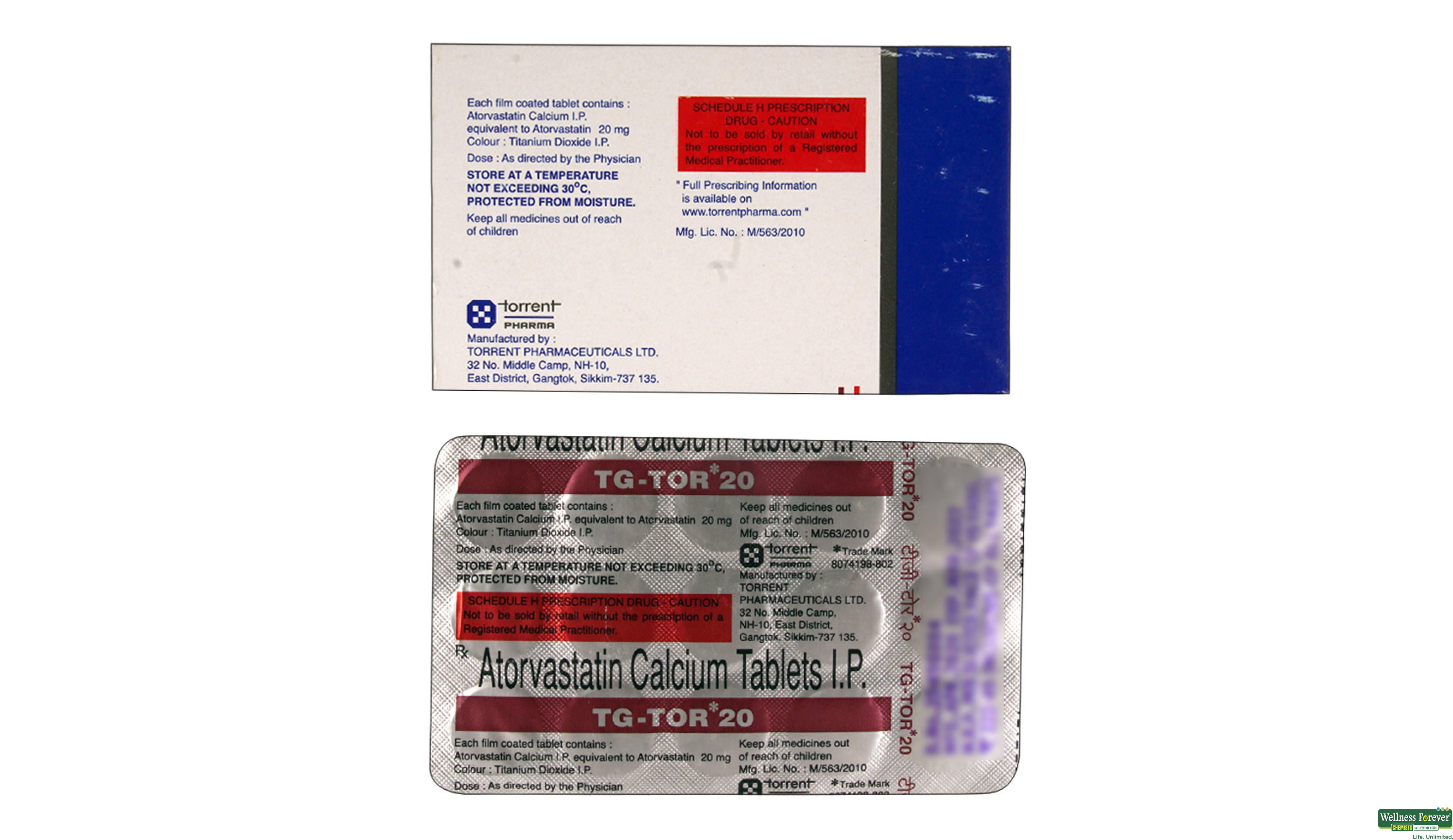 TG-TOR 20MG 15TAB- 2, 15TAB, 