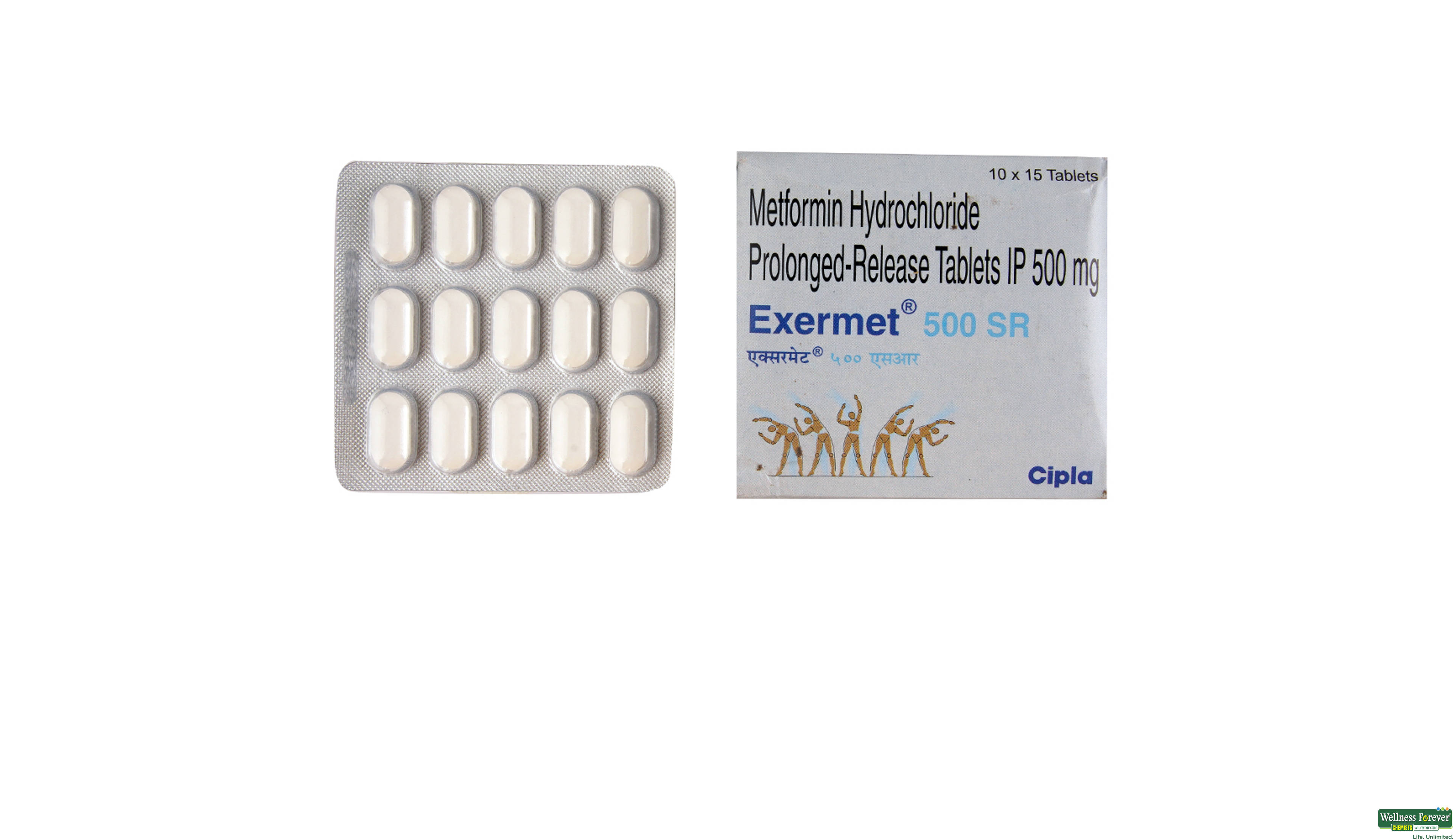 EXERMET-SR 500MG 15TAB- 1, 15TAB, 