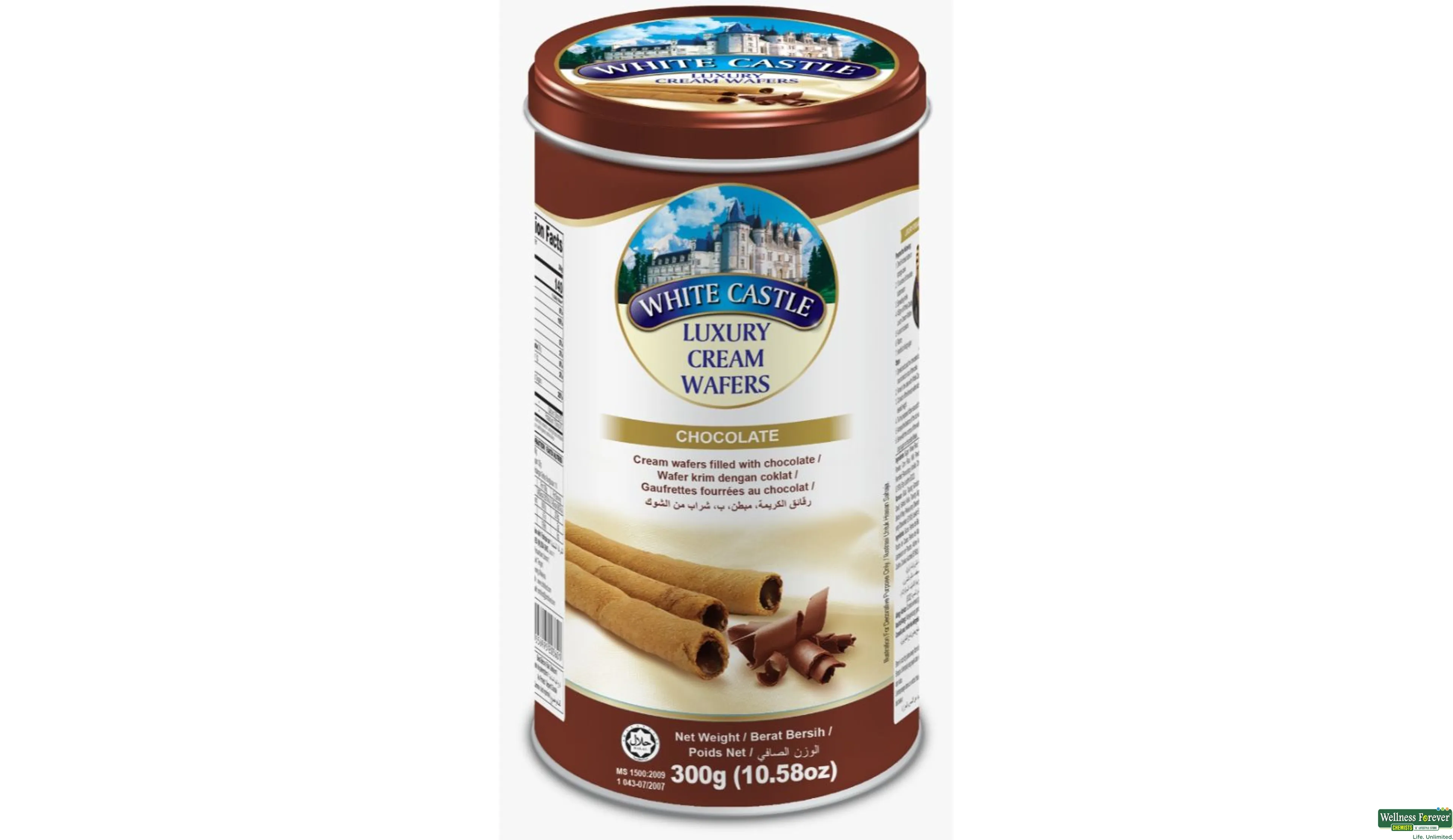 WHITE CASTLE CRM WAFER CHOCLATE 300GM- 1, 300GM, null