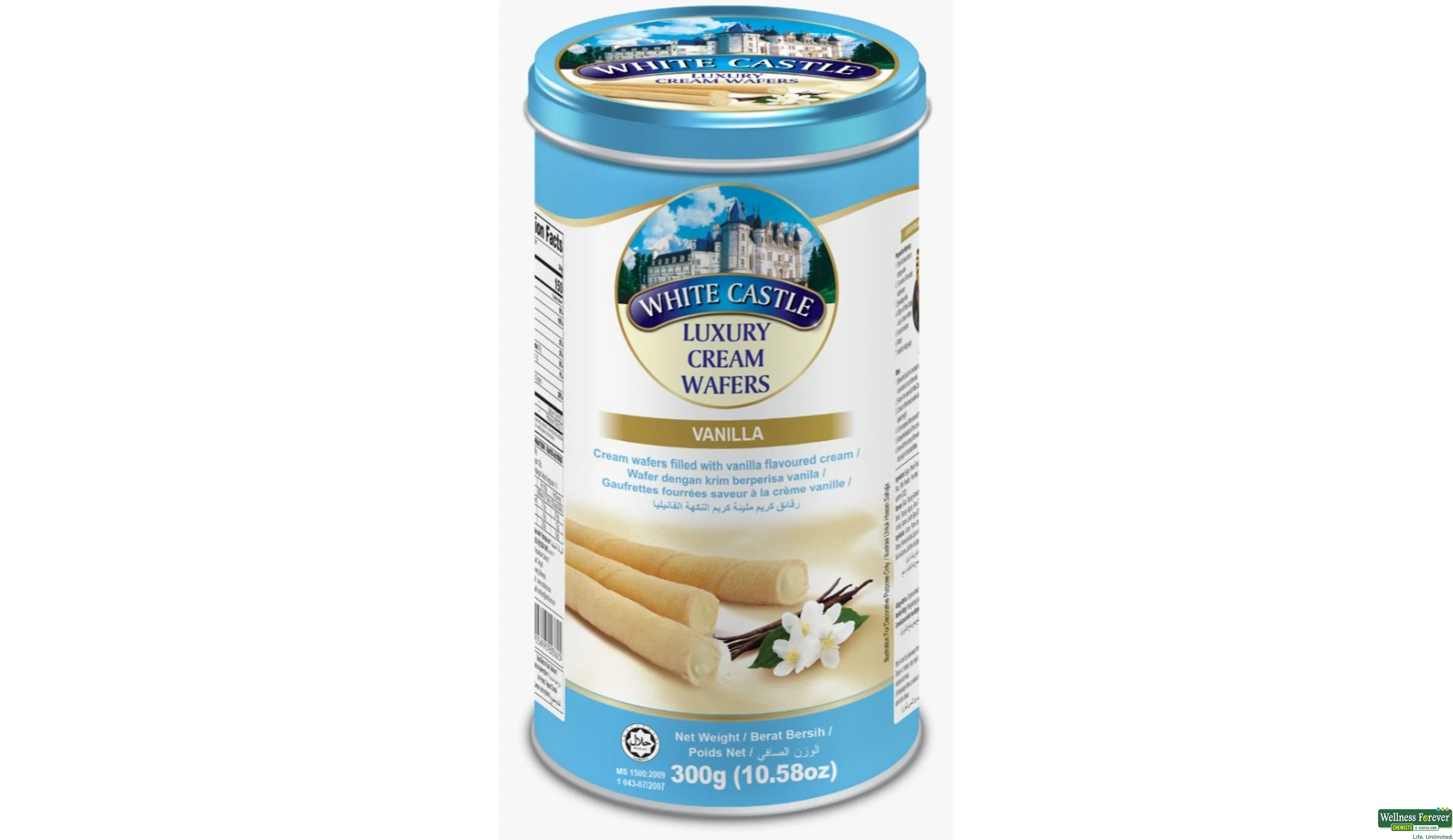 WHITE CASTLE CRM WAFER VANILLA 300GM- 1, 300GM, null