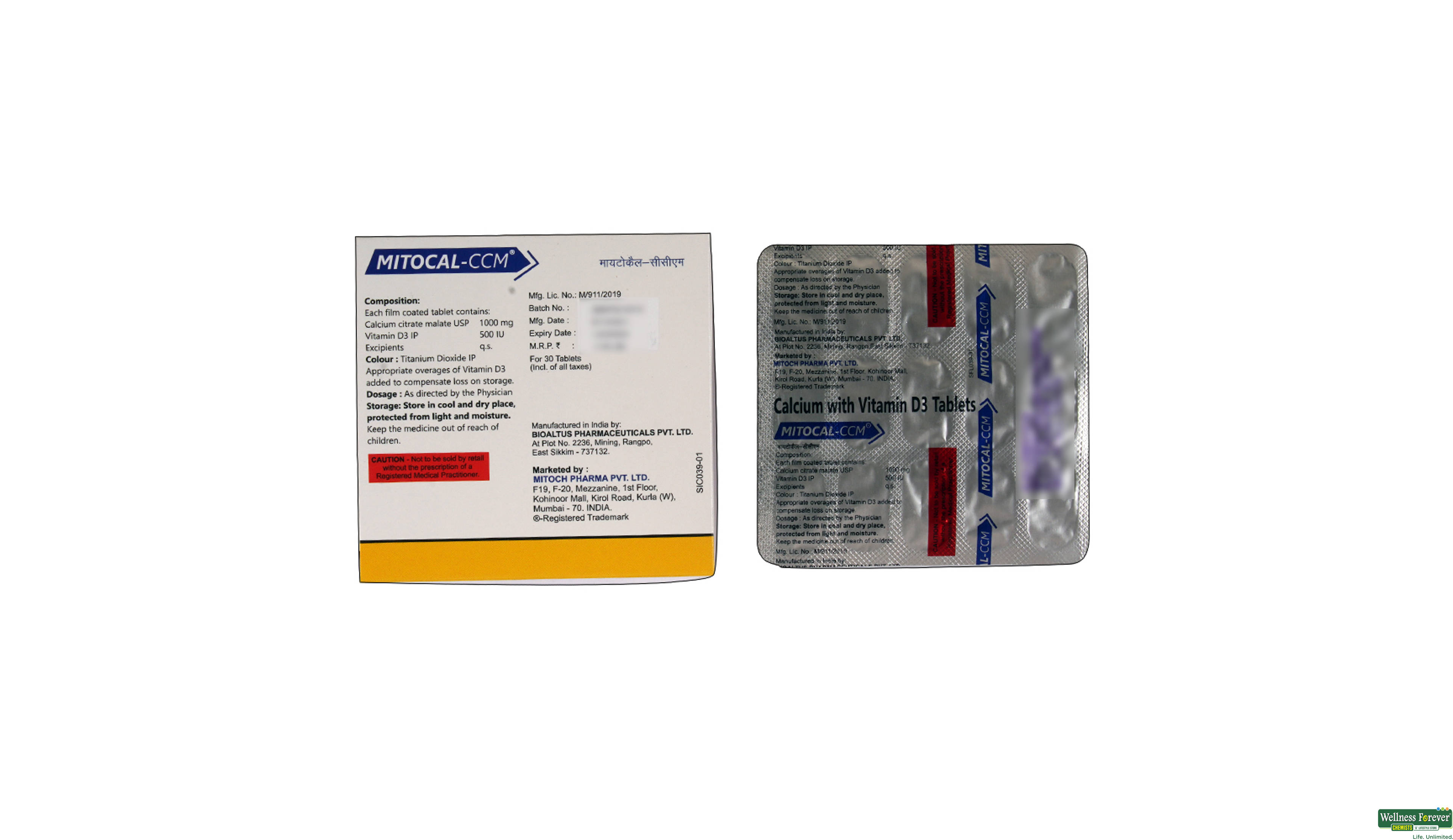 MITOCAL-CCM 15TAB- 2, 15TAB, 