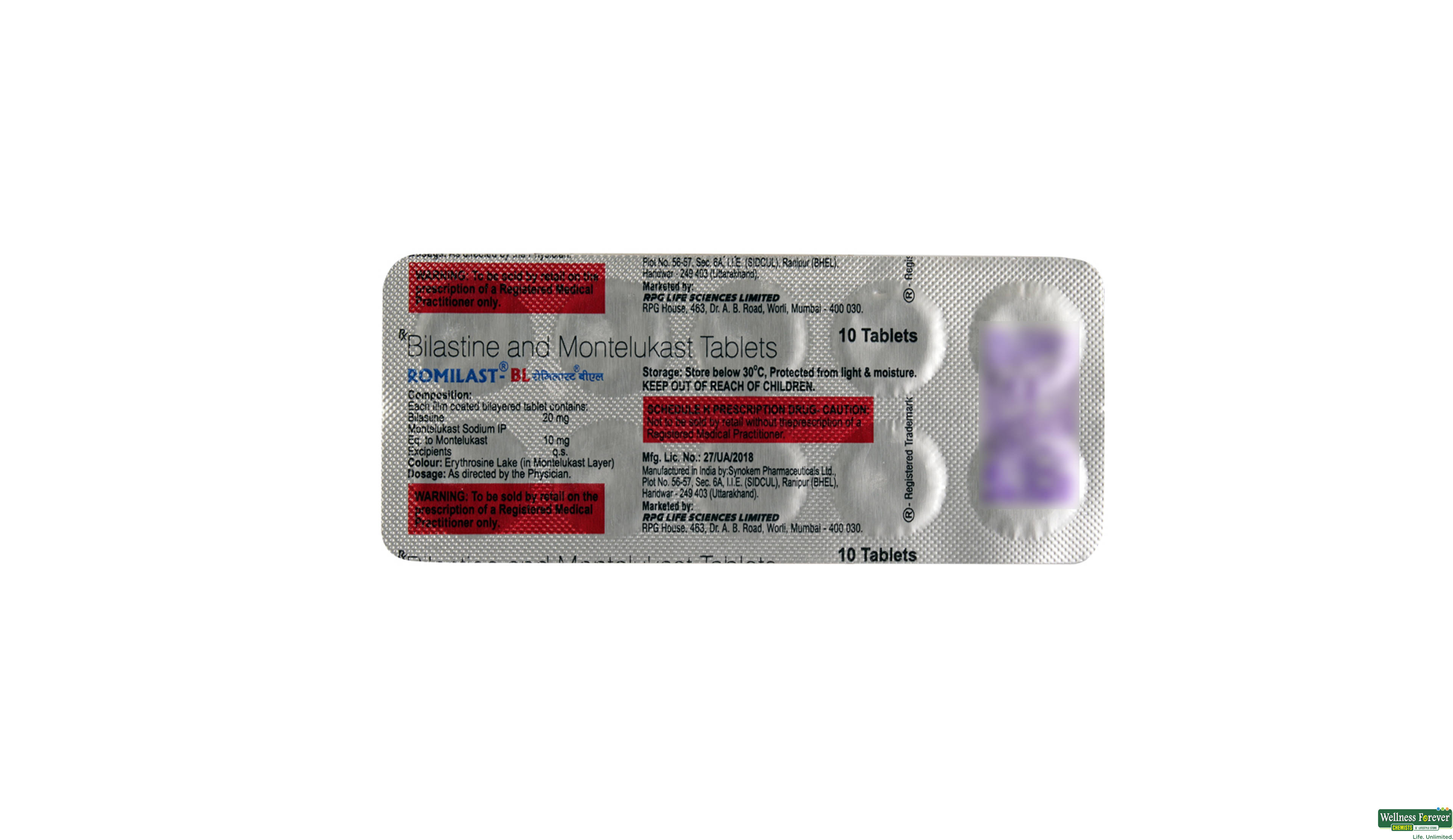 ROMILAST-BL 10TAB- 2, 10TAB, 