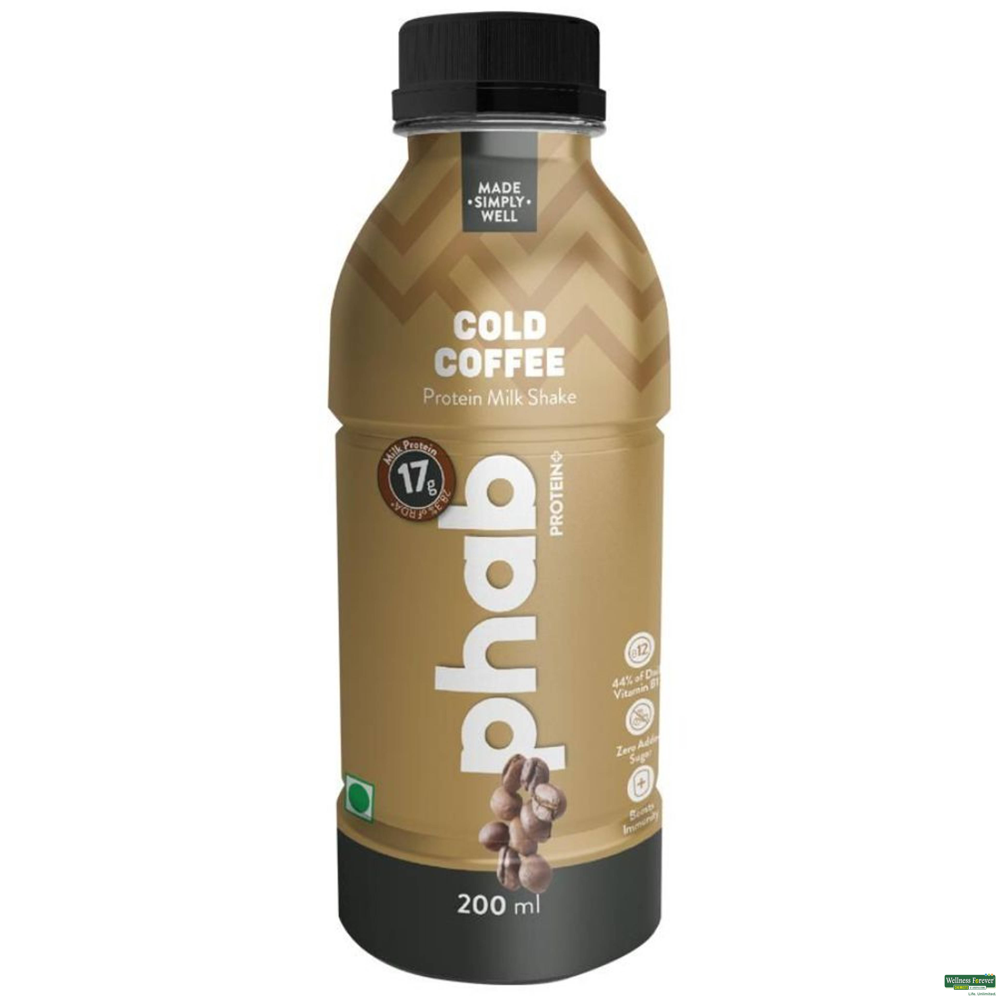 PHAB DRINK PROTIN COLD COFFEE 200ML-image