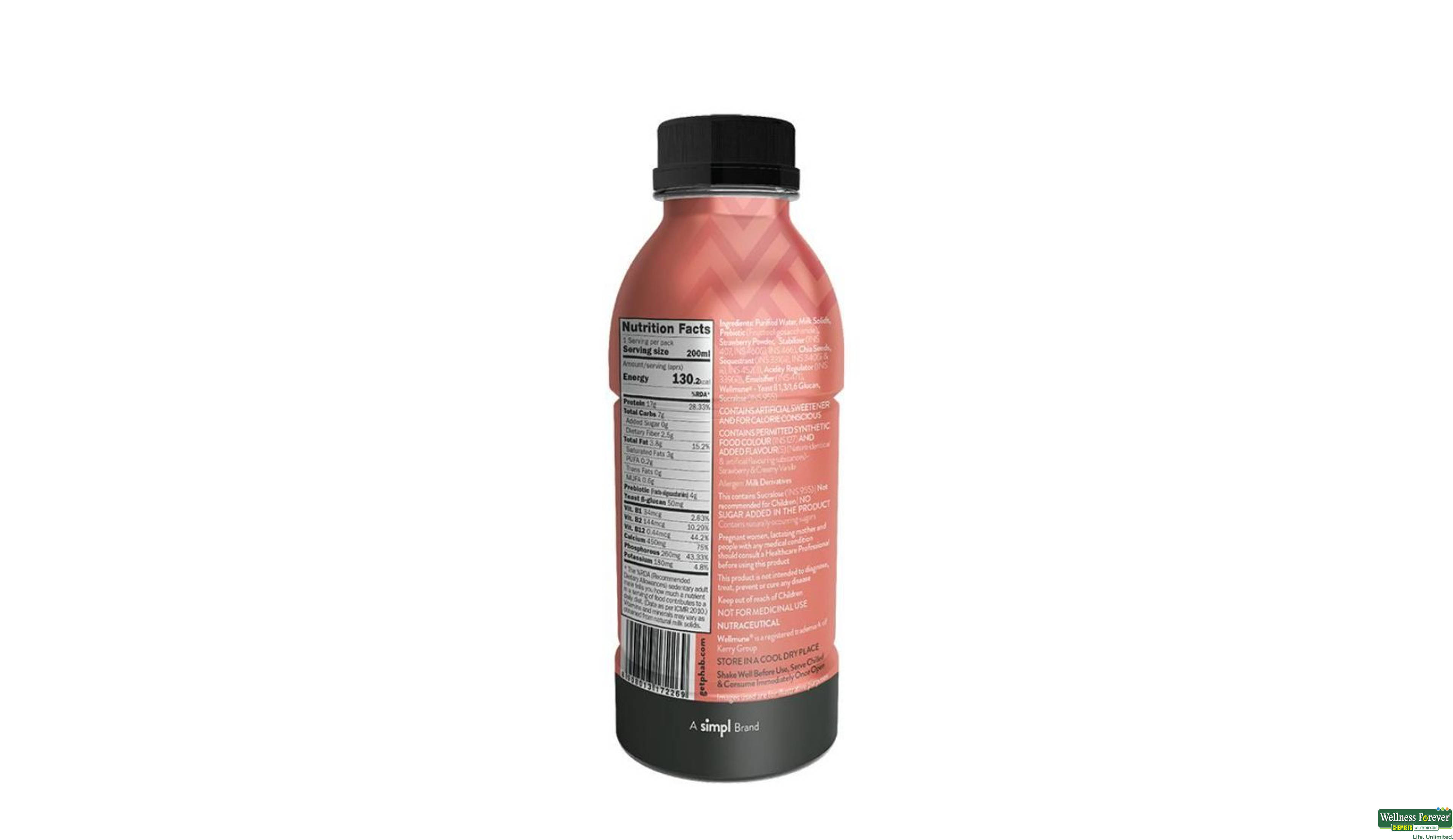 PHAB DRINK PROTIN STRAWBERRIES 200ML- 2, 200ML, null