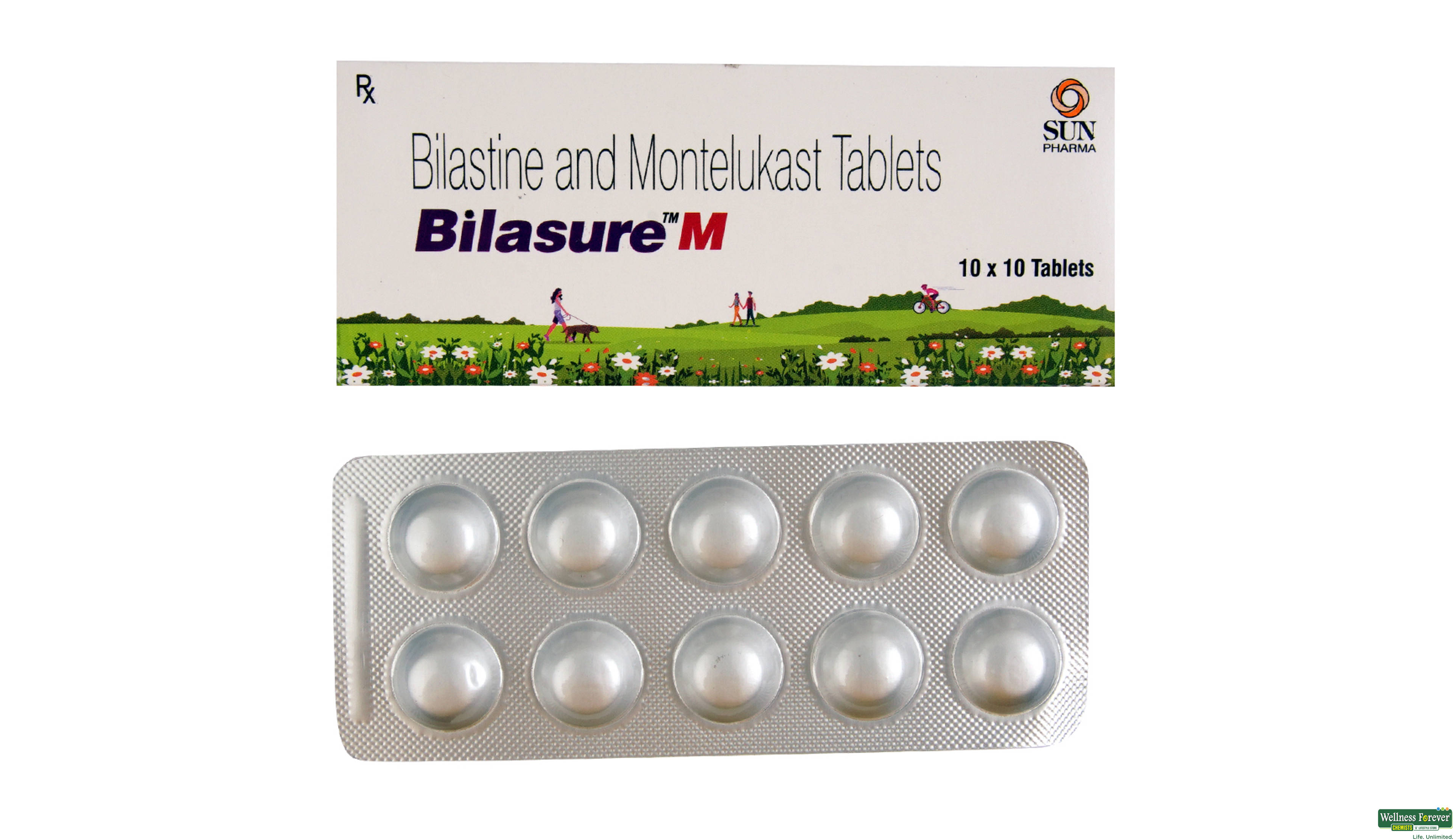BILASURE-M 10TAB- 1, 10TAB, Provides effective management of symptoms.
Improves daily comfort and wellbeing.
