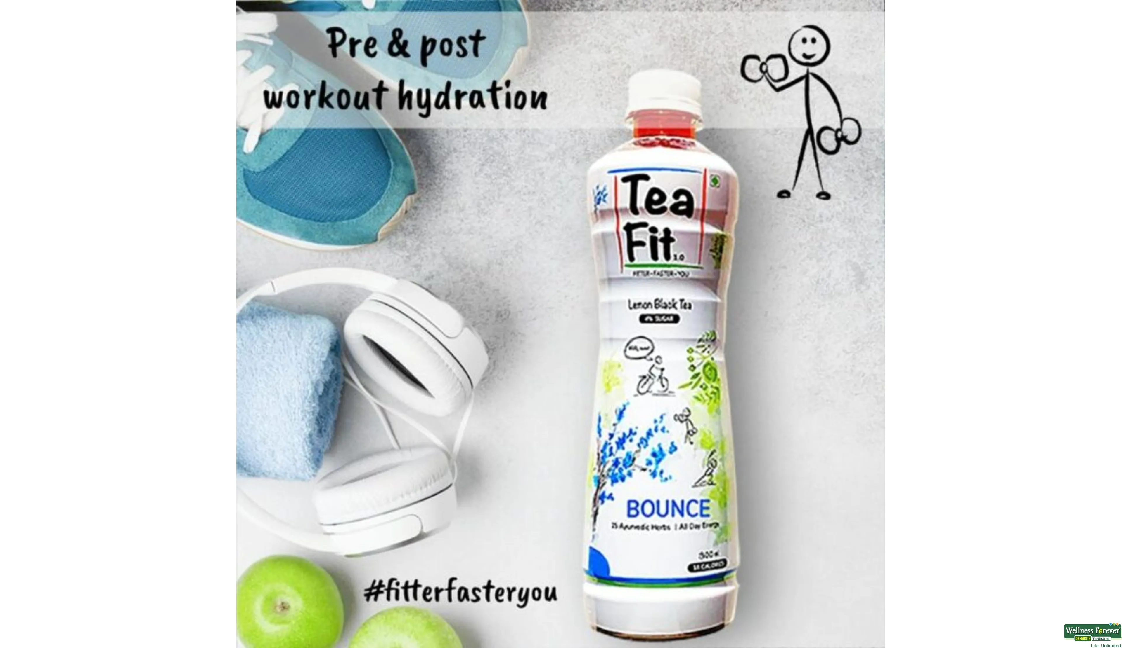 TEAFIT BOUNCE 300ML- 5, 300ML, 