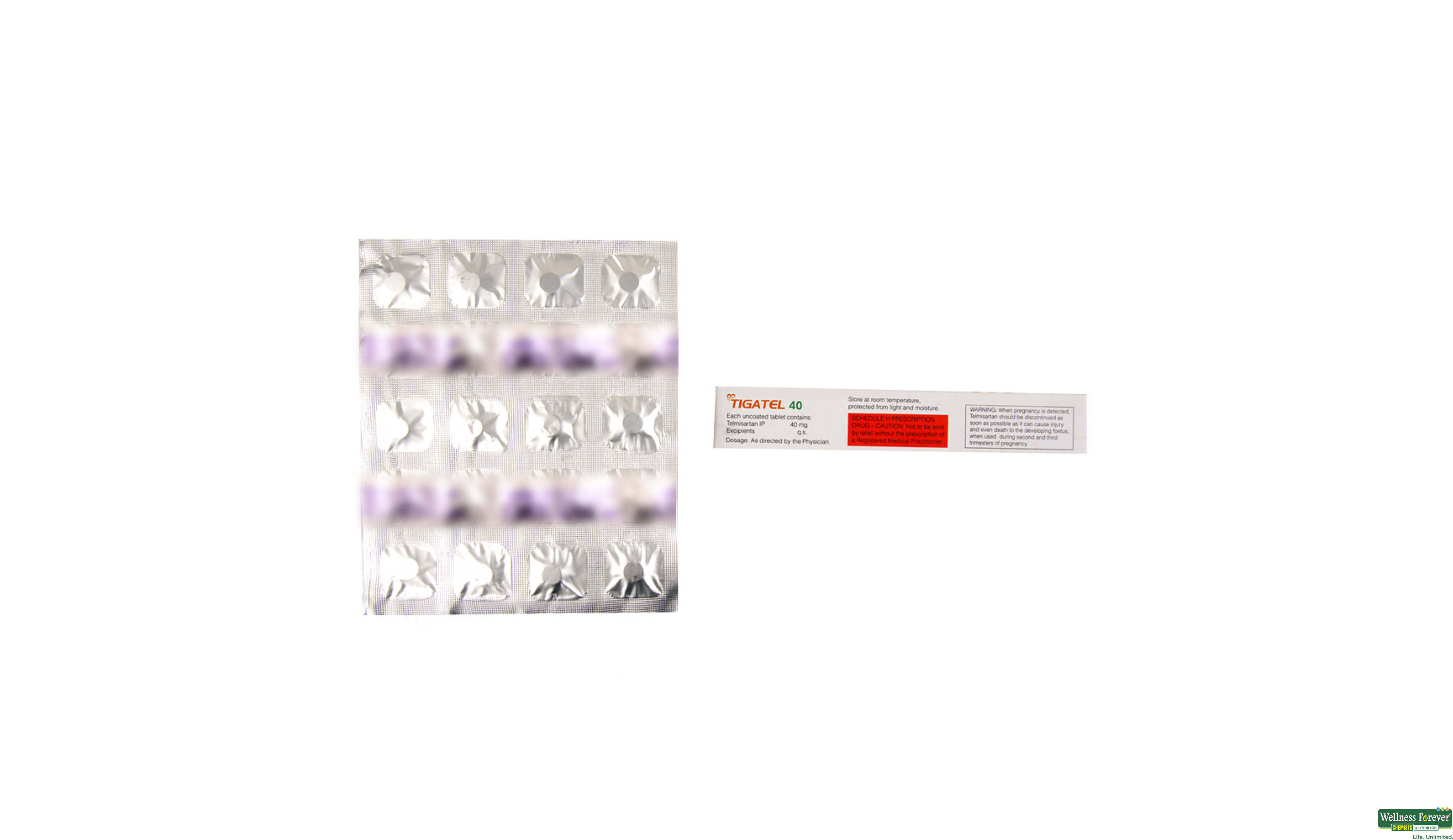 TIGATEL 40MG 20TAB- 2, 20TAB, 