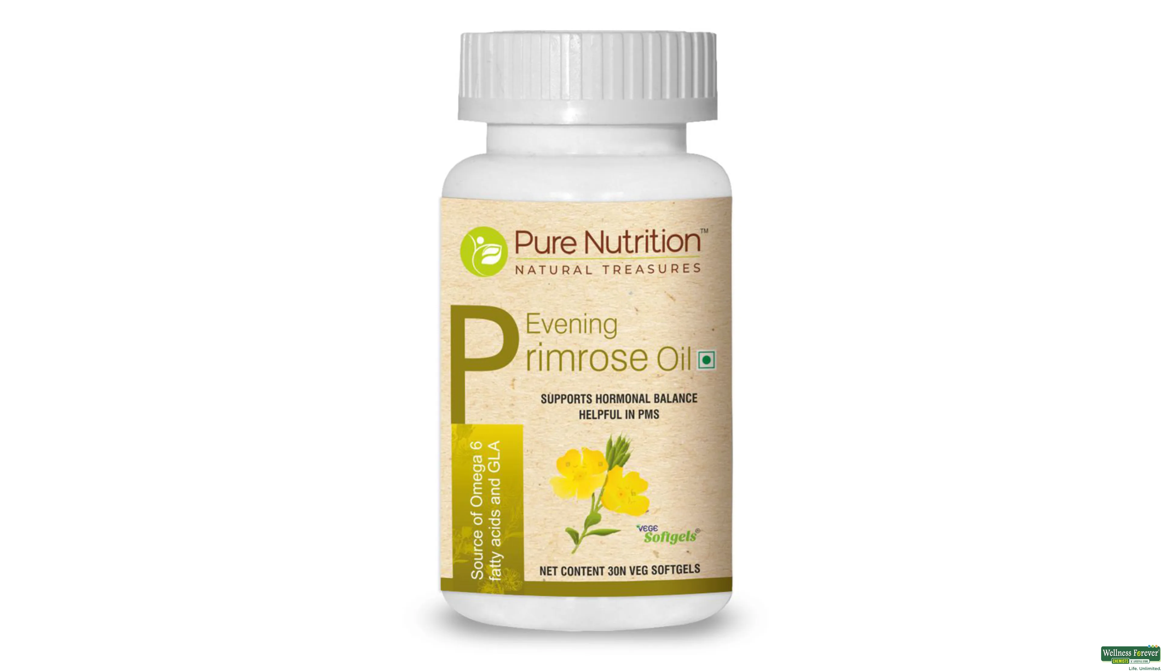 PURE NUTRITION EVENING PRIMOROSE 60CAP- 1, 60CAP, null