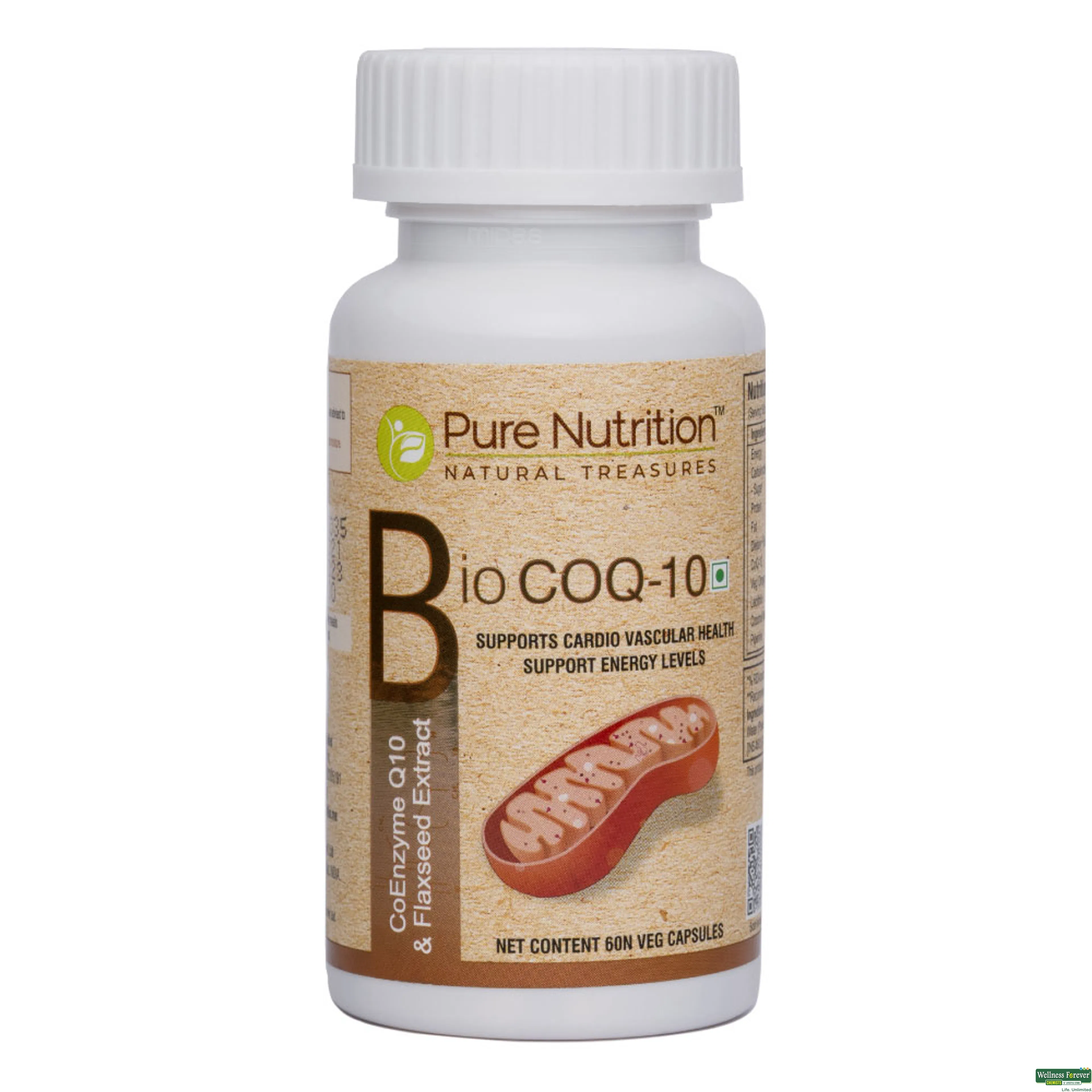 PURE NUTRITION CO-ENZYME Q10 60CAP-image