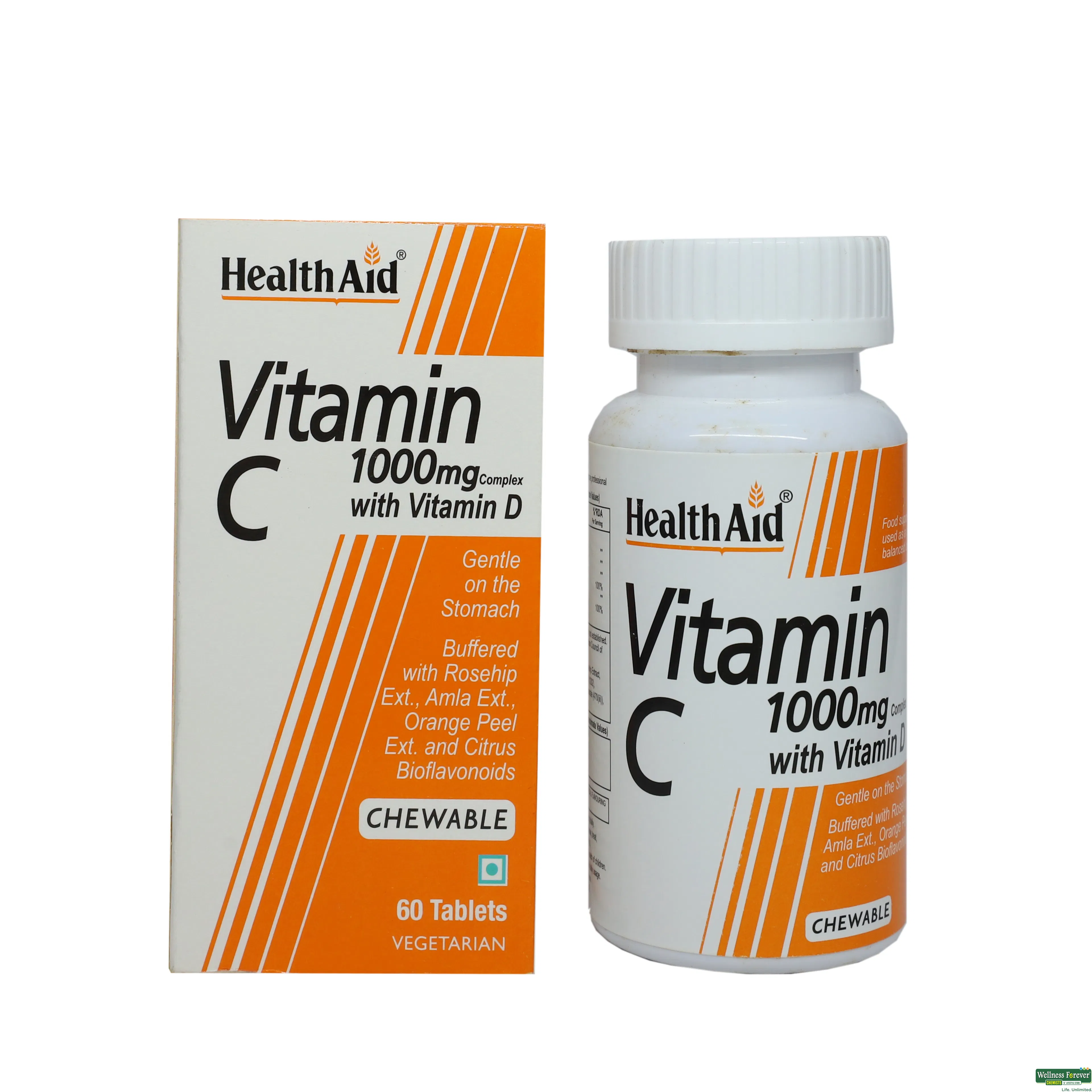 HEALTH AID VITAMIN-C 1000MG /VIT-D 60TAB-image
