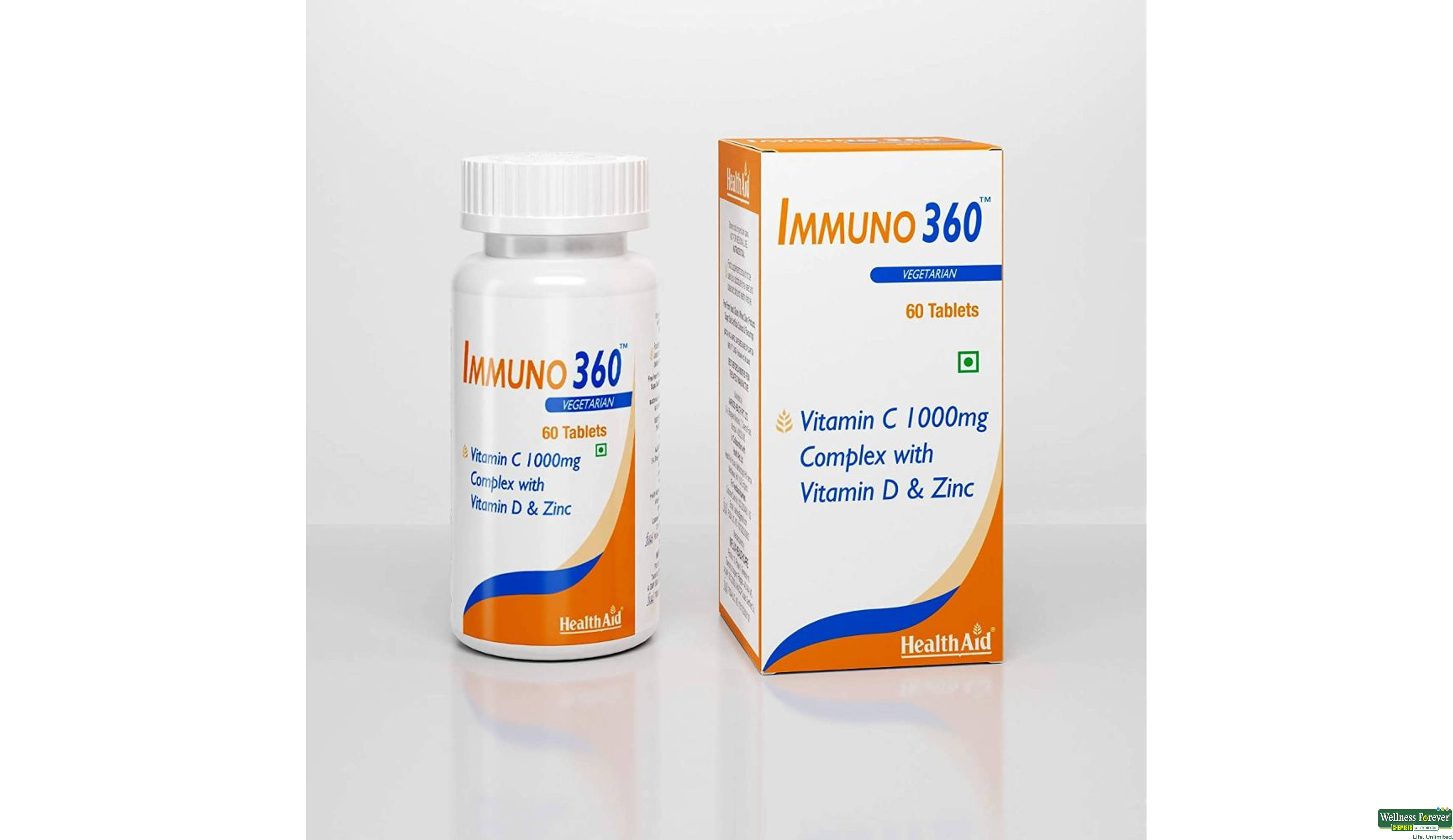 HEALTH AID IMMUNO-360 60TAB- 1, 60TAB, 