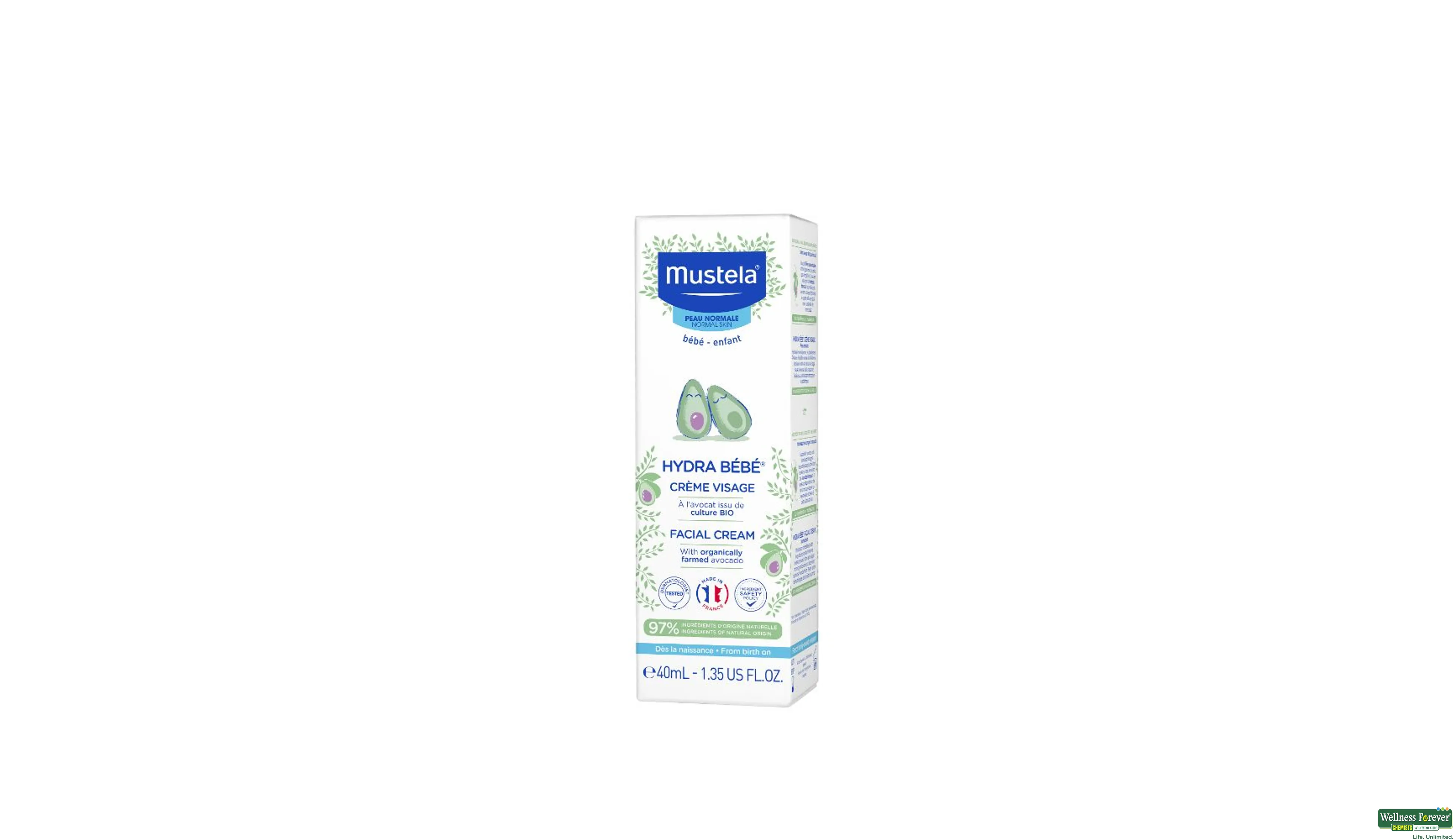 Mustela Hydra Bebé Crema Facial 40 ml