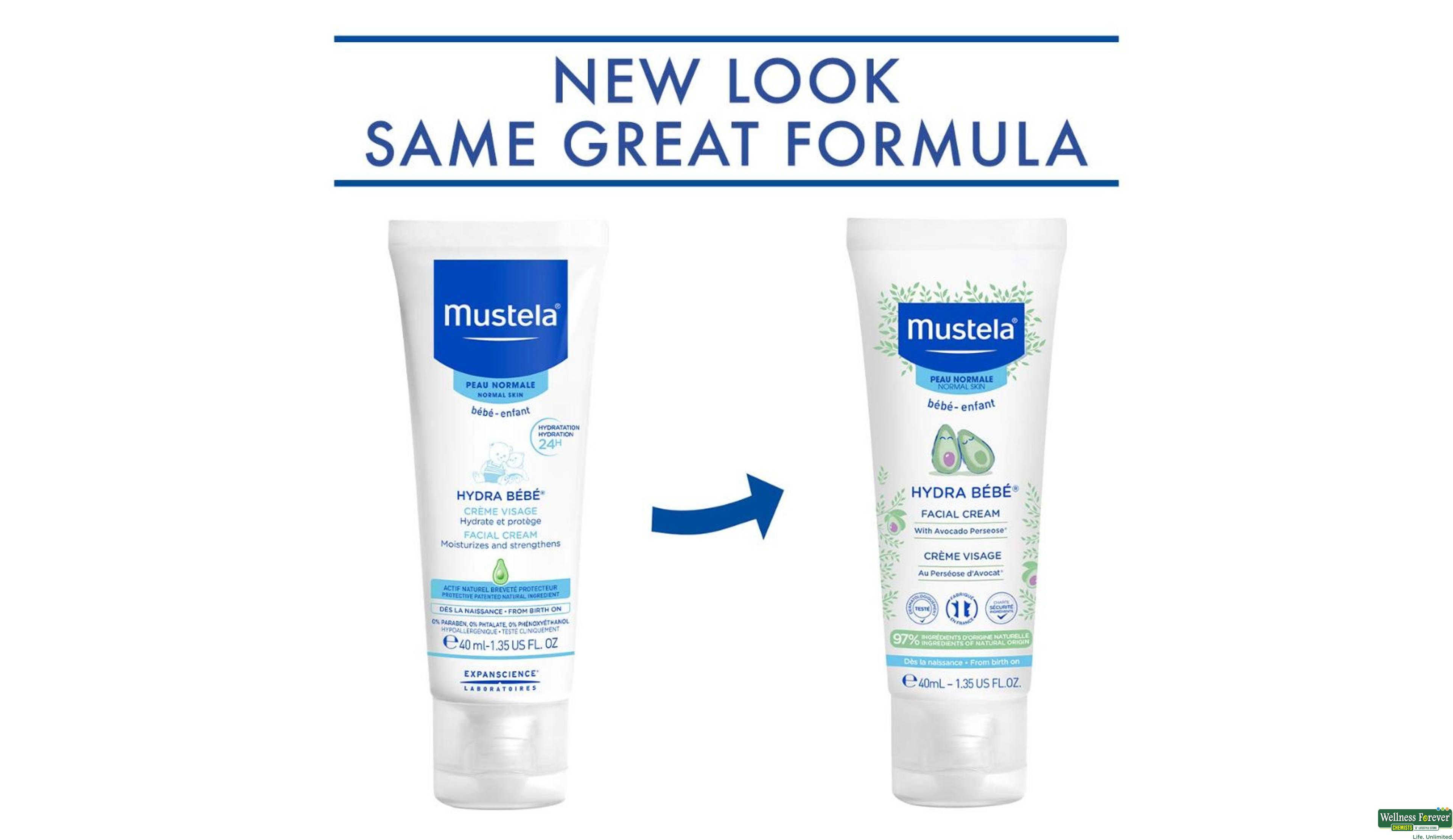 MUSTELA F/CRM BEBE 40ML- 6, 40ML, 