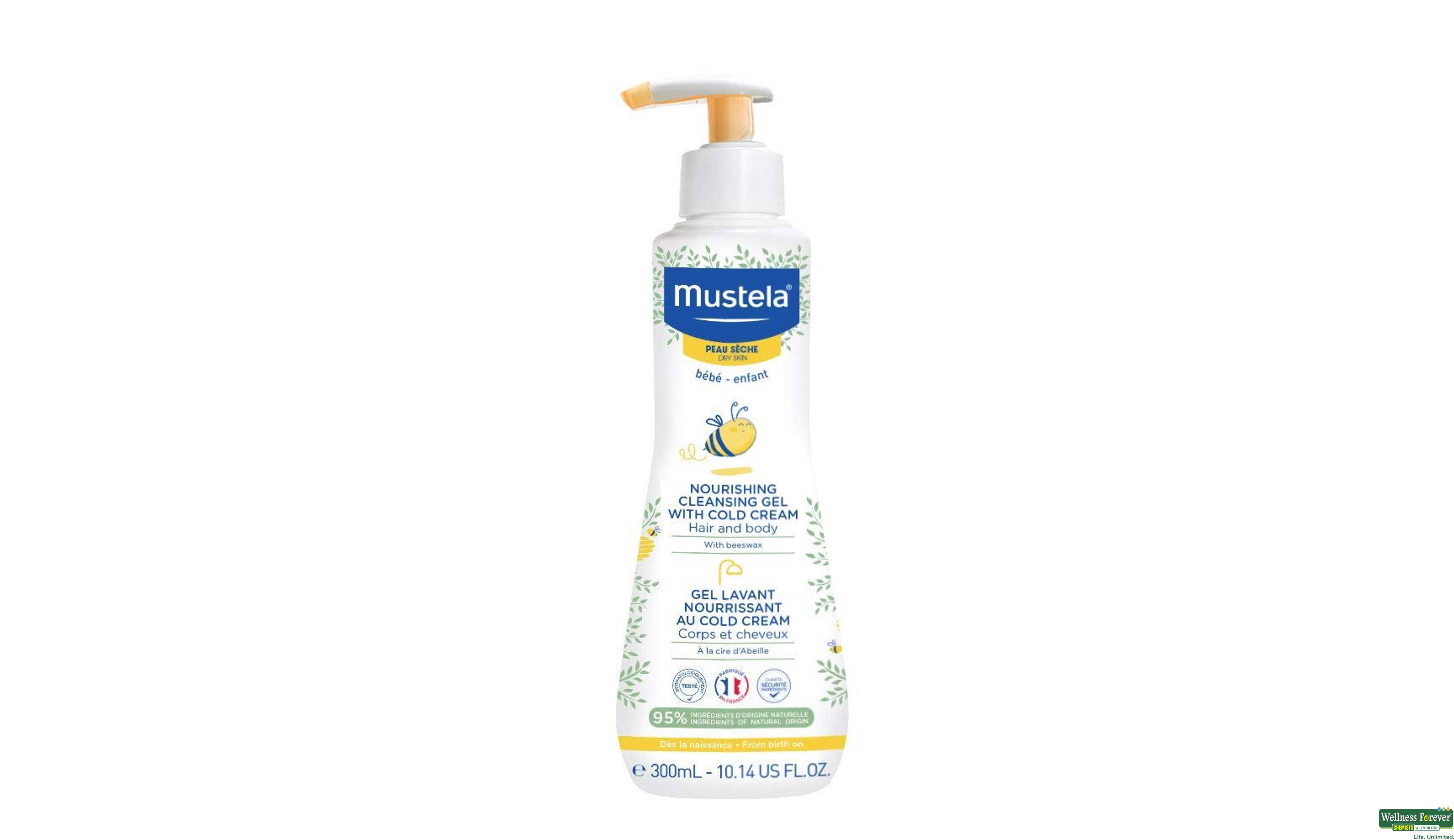 MUSTELA CRM NOURSHING WITH COLD 200ML- 1, 200ML, 