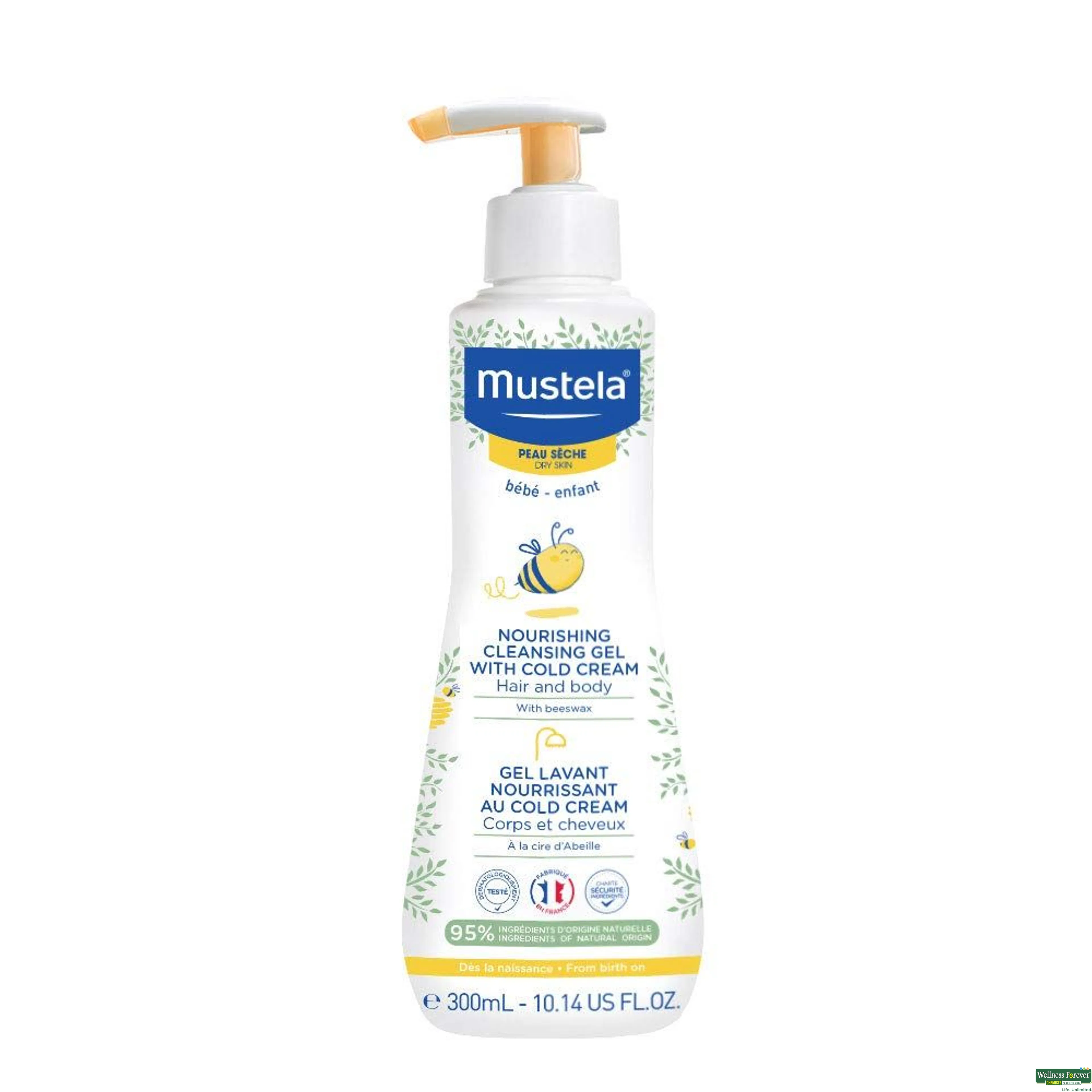 Crema Mustela Bebé Hydra Body x 300ml - Peque Ayuda