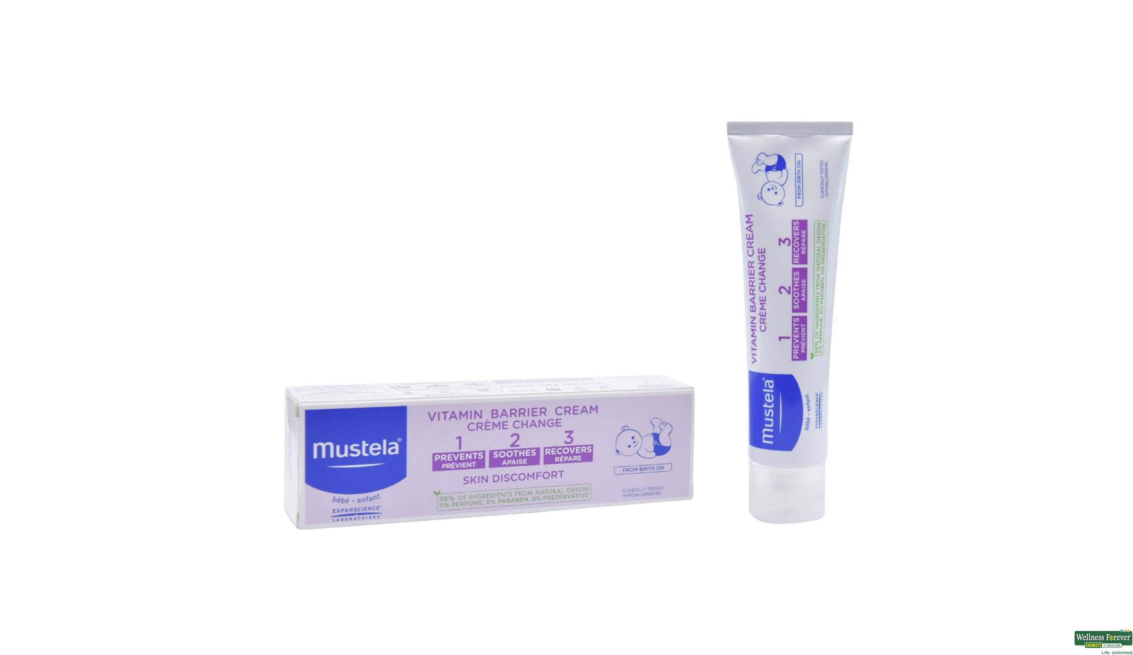 MUSTELA CRM VITAMIN BARRIER 1 2 3 100ML- 5, 100ML, 